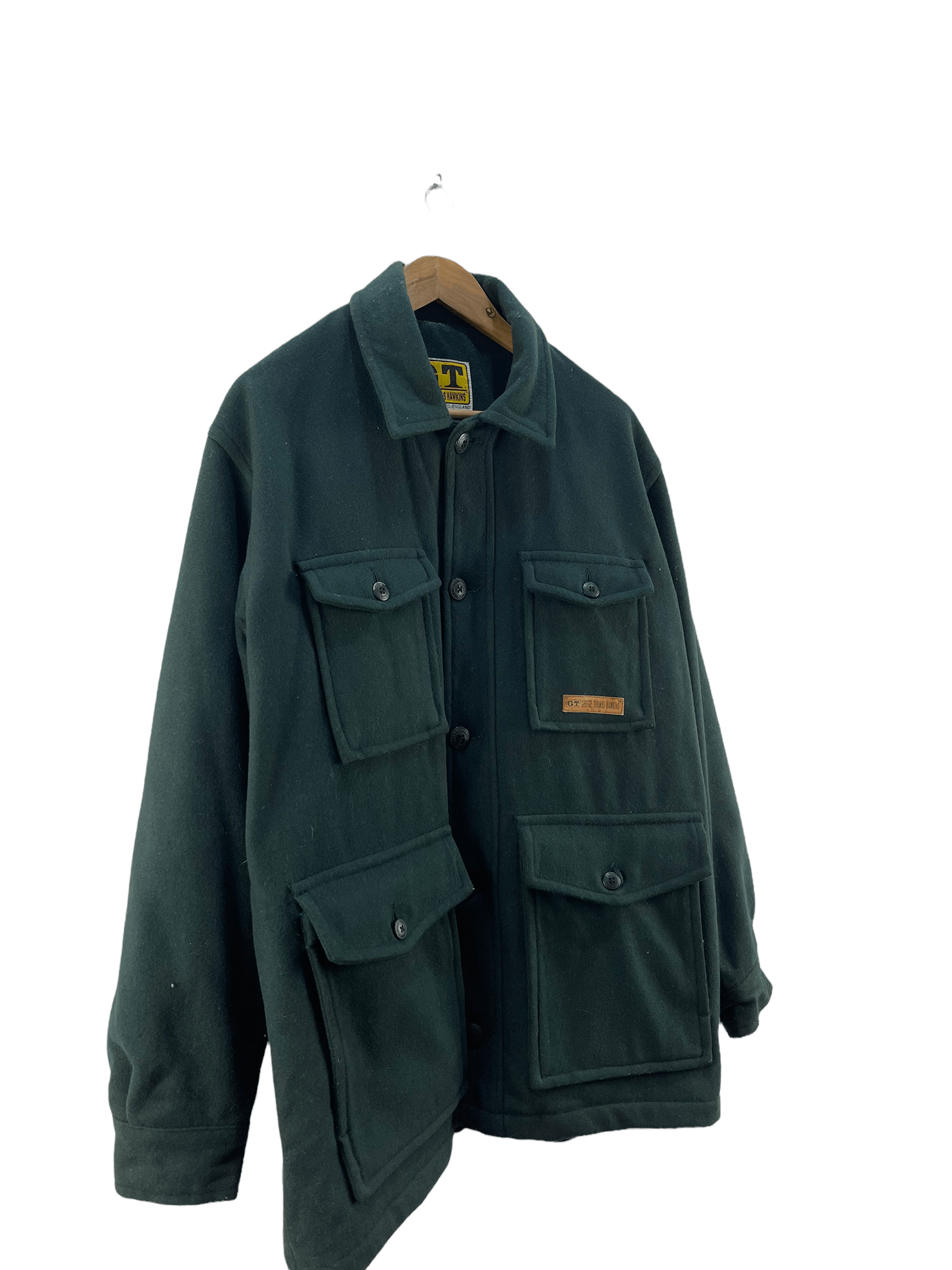 Japanese Brand Vintage G.T George Thomas Hawkins Wool Jacket Size US L / EU 52-54 / 3 - 4 Thumbnail