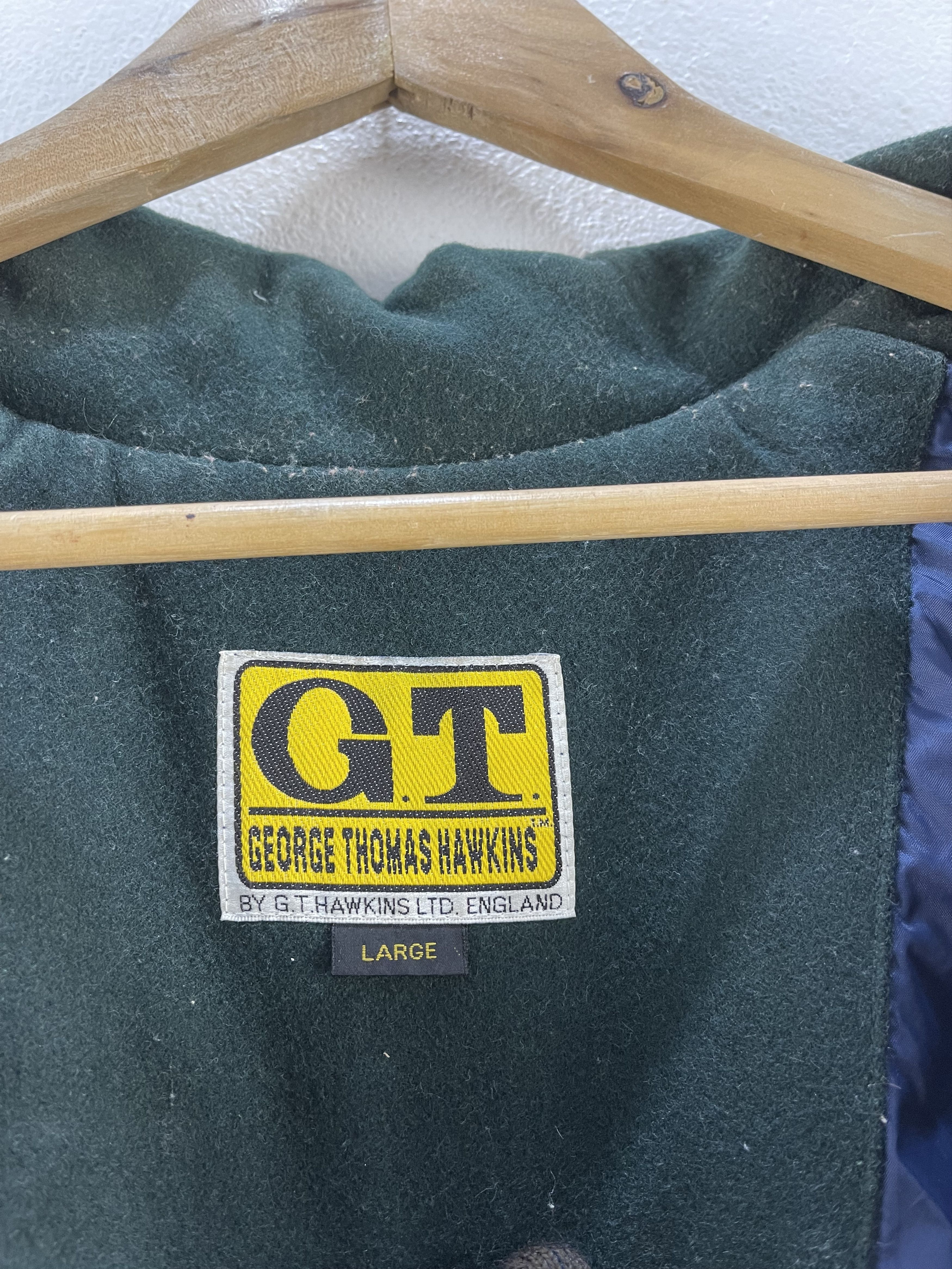 Japanese Brand Vintage G.T George Thomas Hawkins Wool Jacket Size US L / EU 52-54 / 3 - 12 Thumbnail