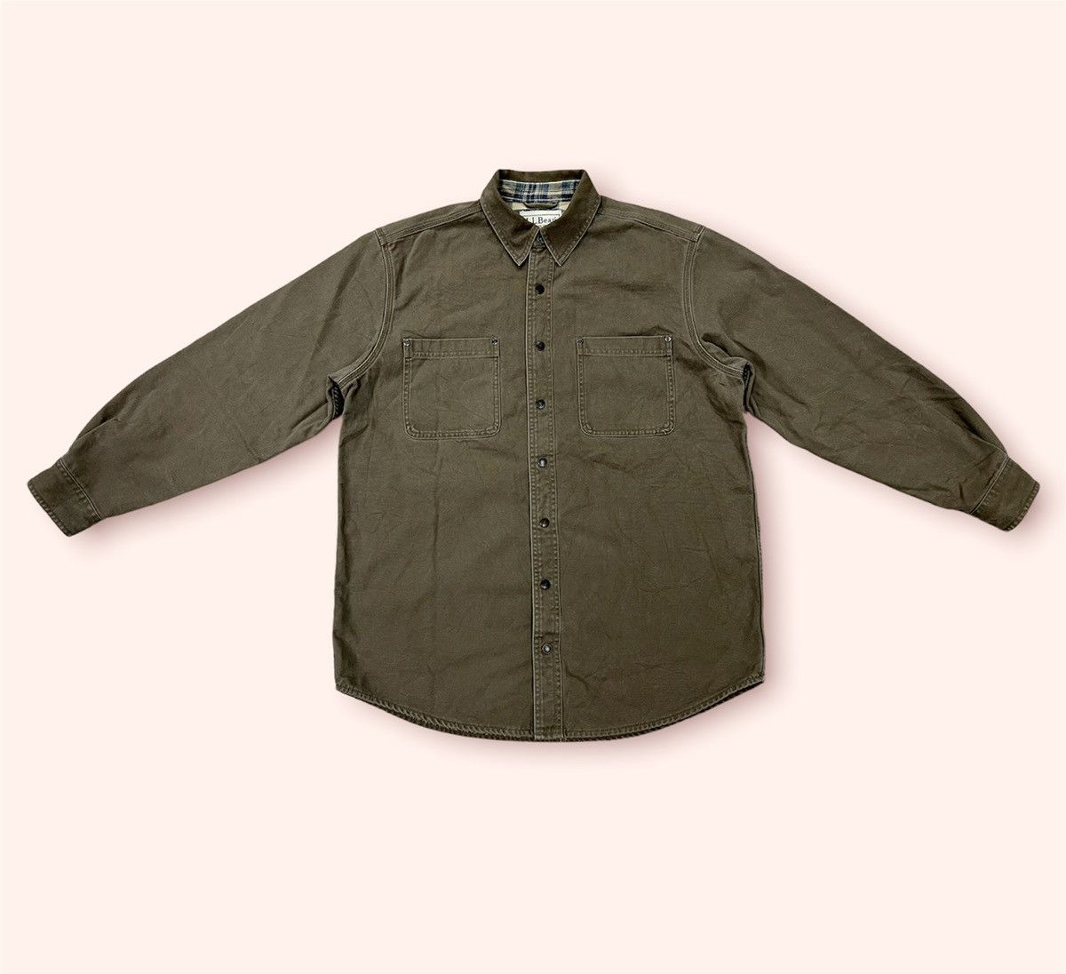 L.L. Bean × Urban Classics × Vintage VINTAGE LL BEAN BUTTON DOWN FLANNEL Size US M / EU 48-50 / 2 - 4 Thumbnail