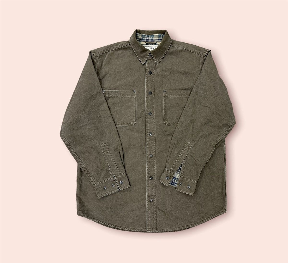 L.L. Bean × Urban Classics × Vintage VINTAGE LL BEAN BUTTON DOWN FLANNEL Size US M / EU 48-50 / 2 - 7 Thumbnail
