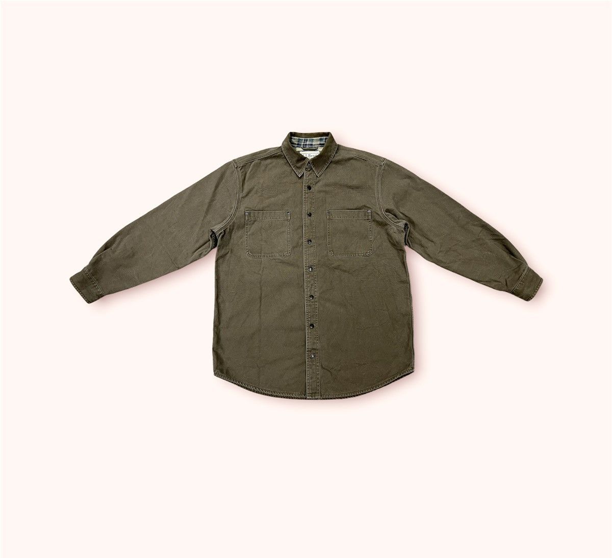 L.L. Bean × Urban Classics × Vintage VINTAGE LL BEAN BUTTON DOWN FLANNEL Size US M / EU 48-50 / 2 - 2 Thumbnail