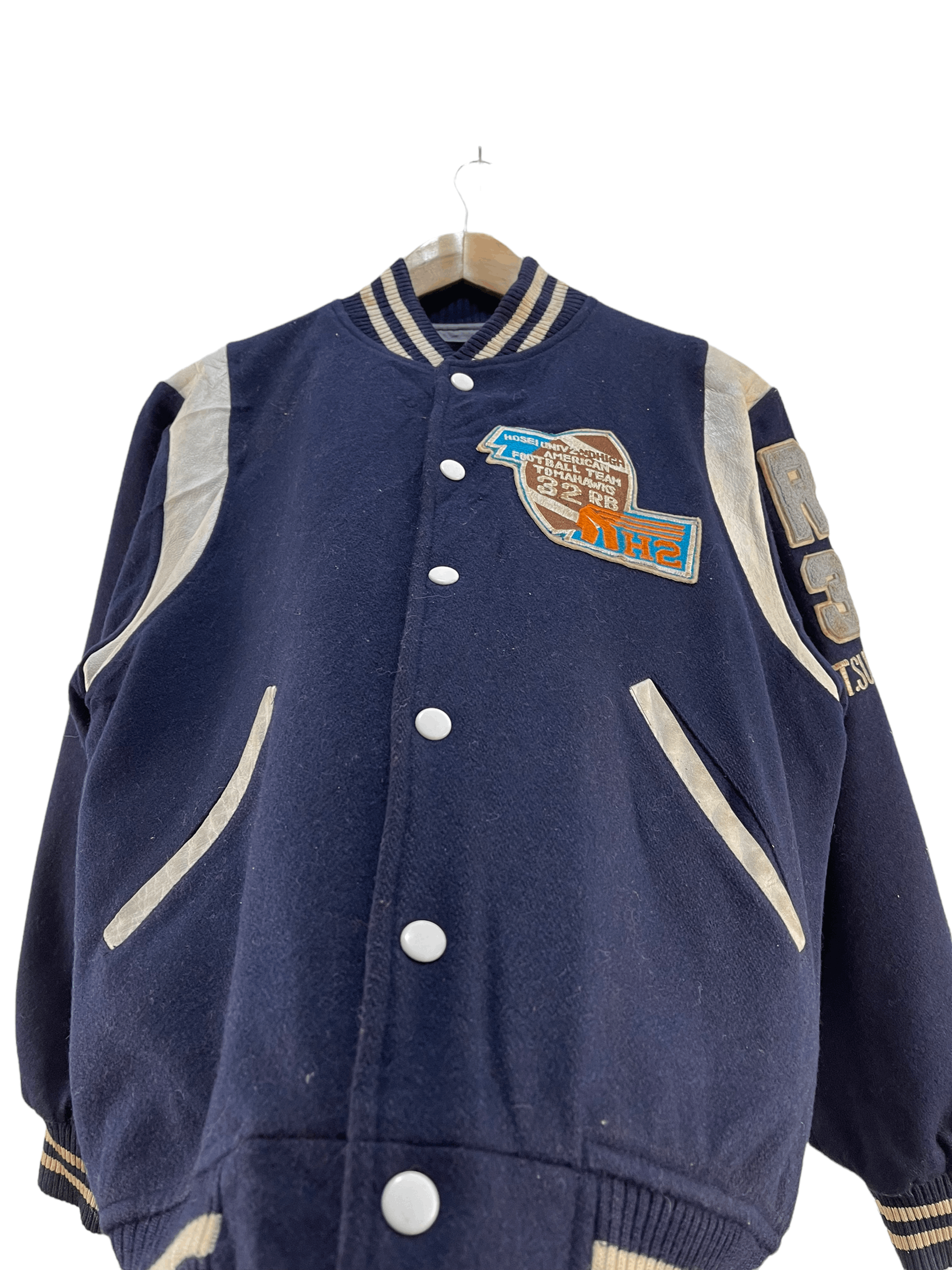 Japanese Brand Vintage Tomahawks American Football Team Varsity Jacket Size US M / EU 48-50 / 2 - 8 Thumbnail
