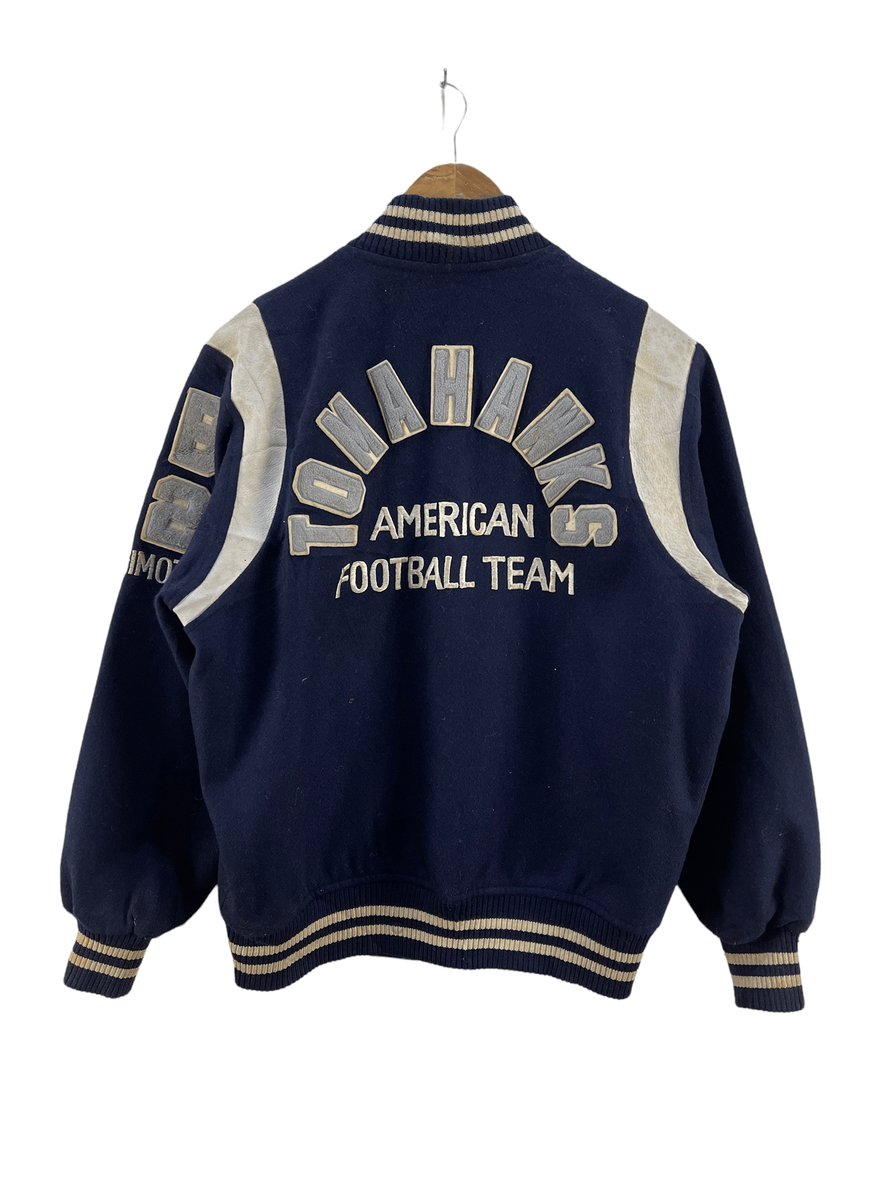 Japanese Brand Vintage Tomahawks American Football Team Varsity Jacket Size US M / EU 48-50 / 2 - 1 Thumbnail