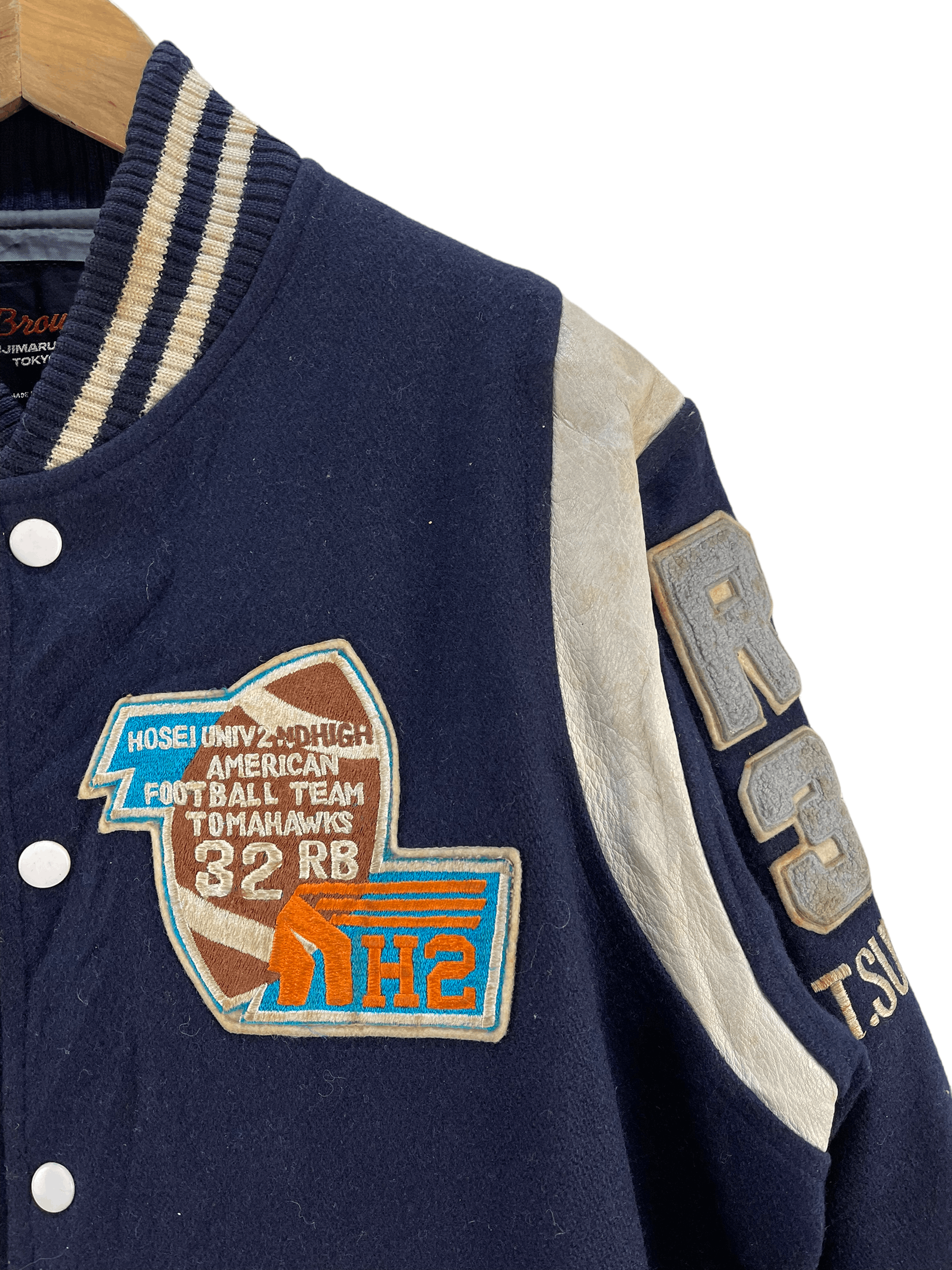 Japanese Brand Vintage Tomahawks American Football Team Varsity Jacket Size US M / EU 48-50 / 2 - 9 Thumbnail