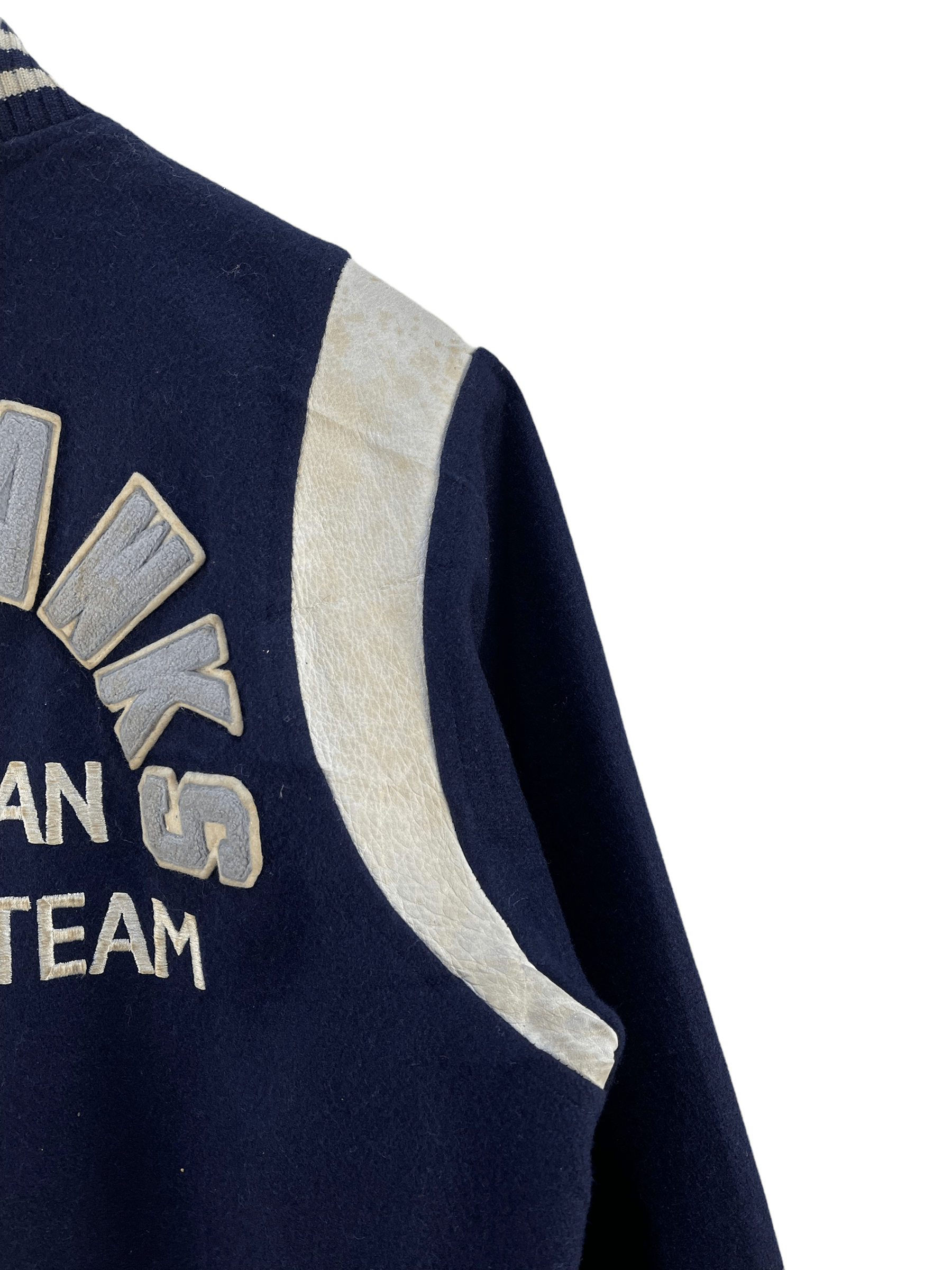 Japanese Brand Vintage Tomahawks American Football Team Varsity Jacket Size US M / EU 48-50 / 2 - 13 Thumbnail