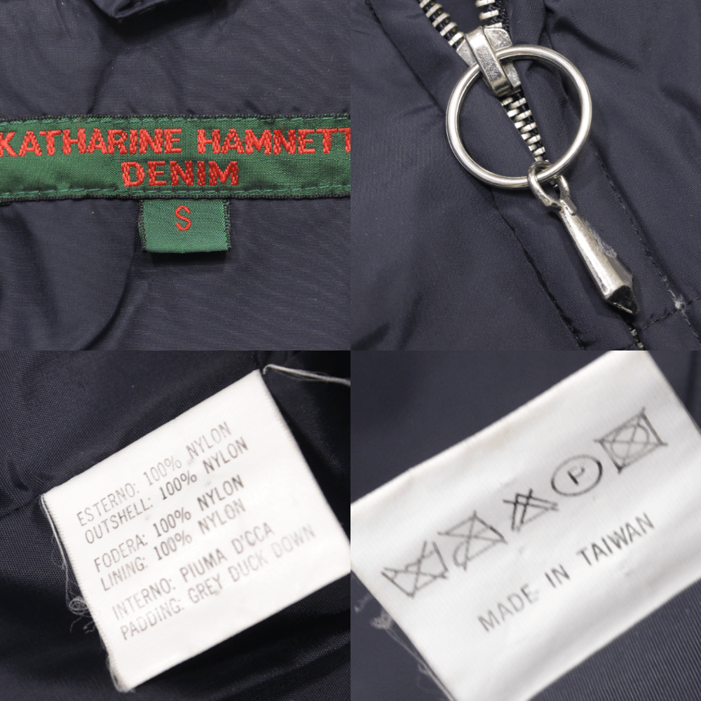 Katharine Hamnett London 90S Goose Down Oversize Puffer Jacket Size US S / EU 44-46 / 1 - 9 Thumbnail