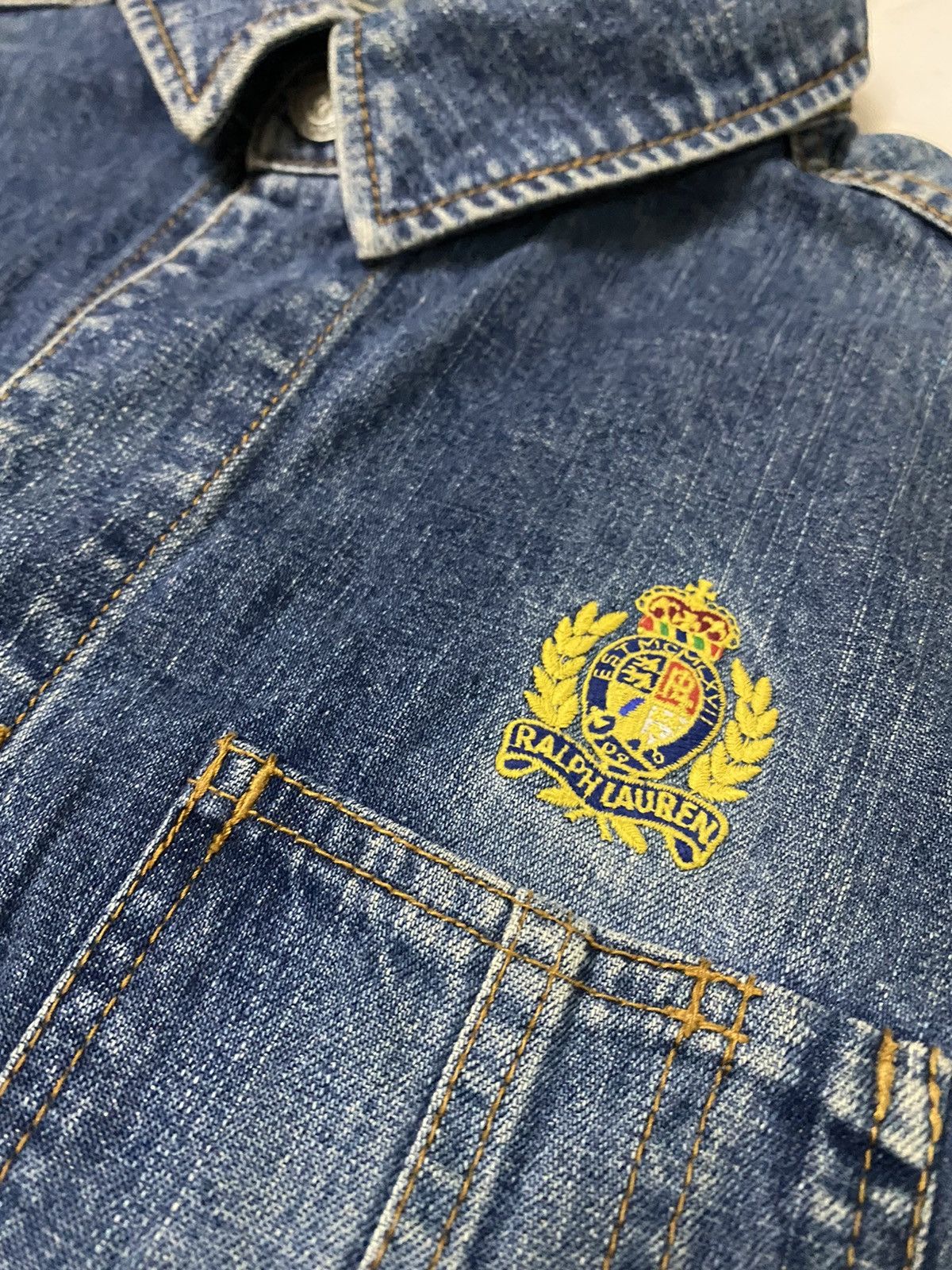RRL Ralph Lauren 💥Polo Ralph Lauren Denim Jacket Size S / US 4 / IT 40 - 4 Thumbnail