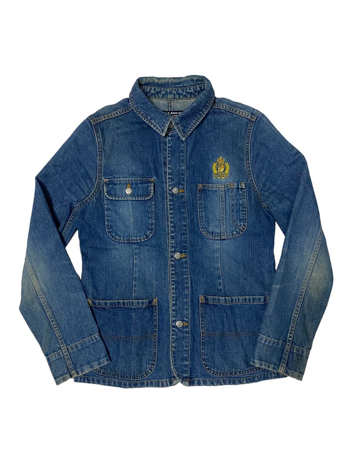 RRL Ralph Lauren 💥Polo Ralph Lauren Denim Jacket Size S / US 4 / IT 40 - 1 Thumbnail