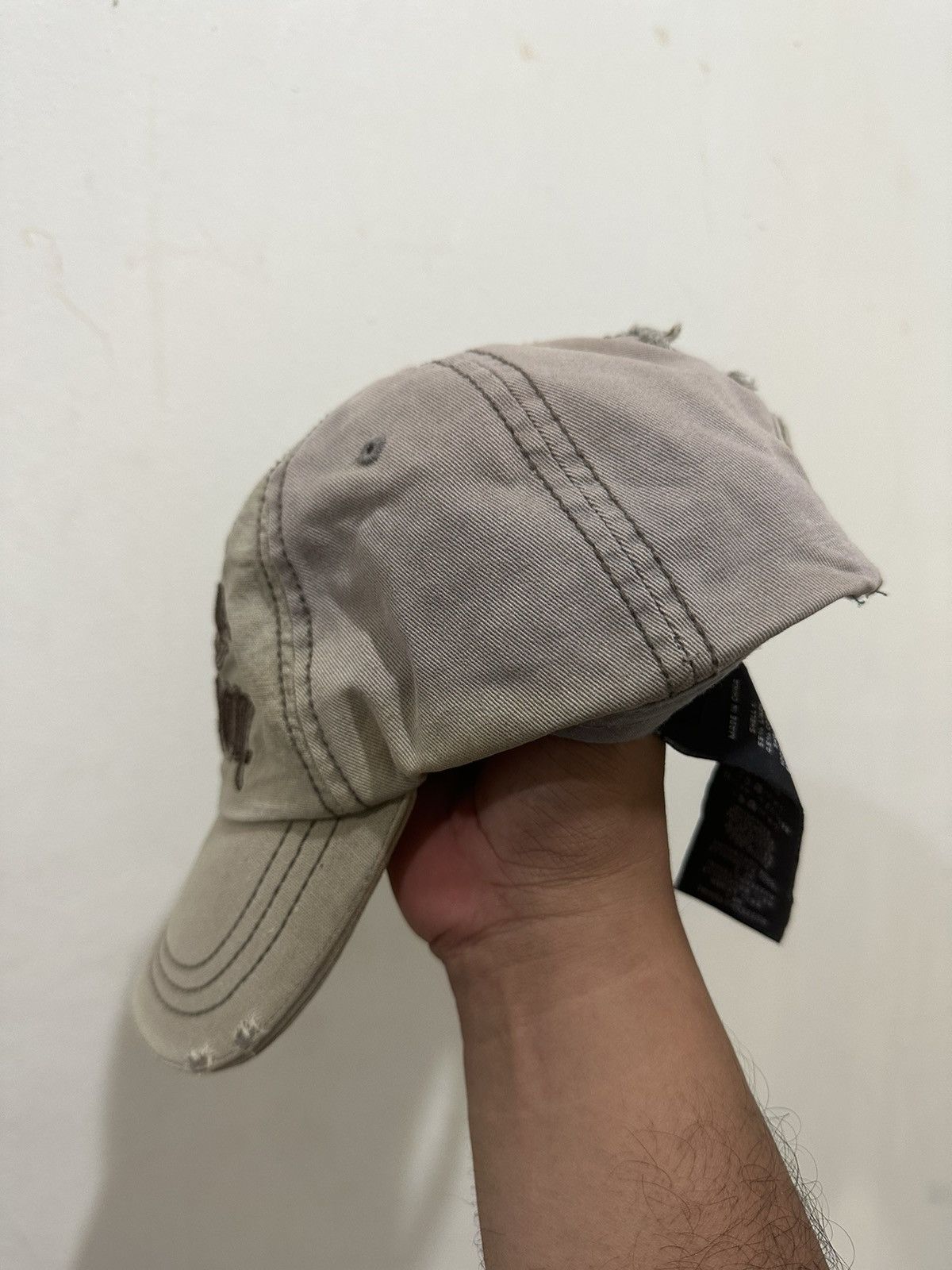 Harley Davidson Distress Harley Davidson Script Baseball Hat Size ONE SIZE - 2 Thumbnail