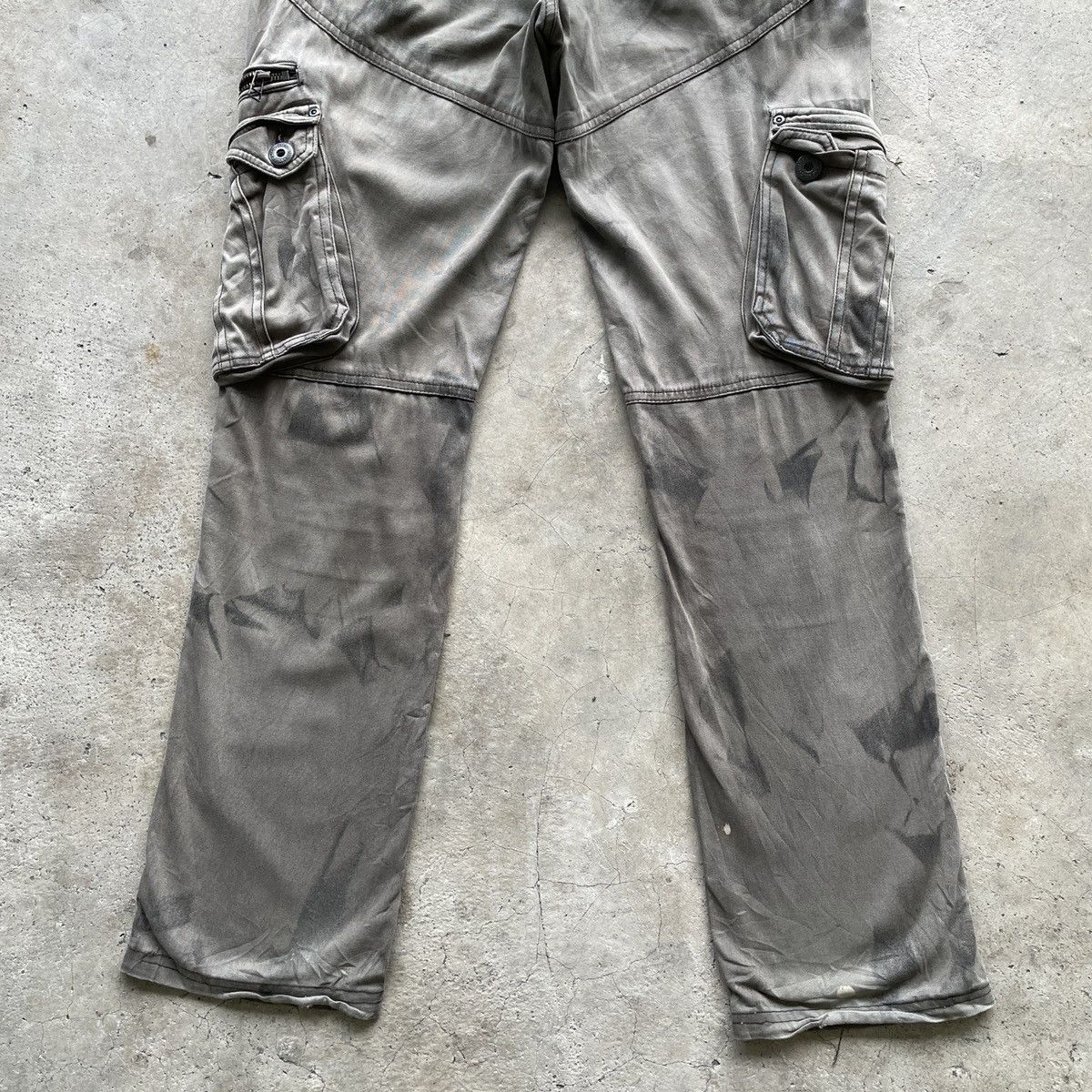 Vintage In The Attic Faded Multipocket Cargo Pants 9 Pocket