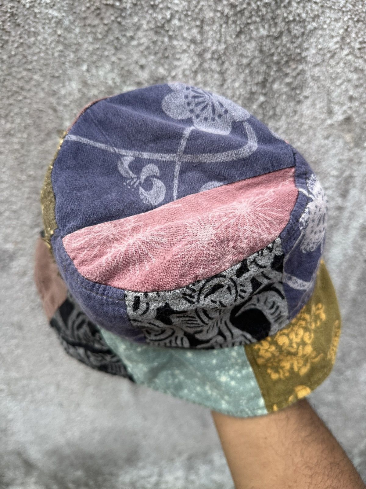 Vintage Rare Patchwork Style Bucket Hat Size ONE SIZE - 5 Thumbnail