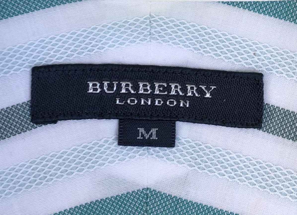 Burberry Burberry London Men Button Down Stripes Short Sleeves Shirt Size US M / EU 48-50 / 2 - 10 Thumbnail