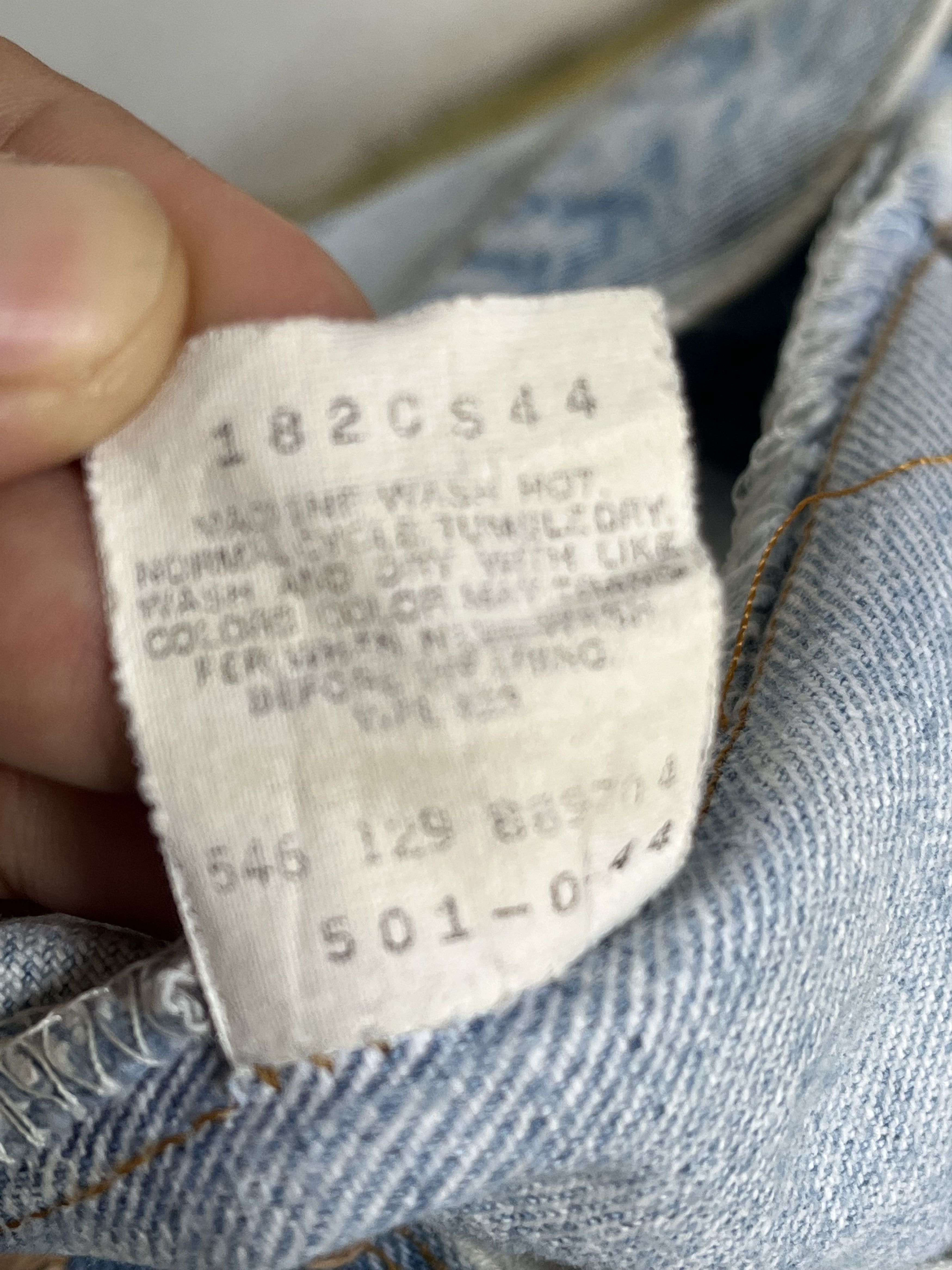 Levi's Vintage 90's Levis 501 Jeans Made in Usa - L123 Size US 34 / EU 50 - 14 Thumbnail