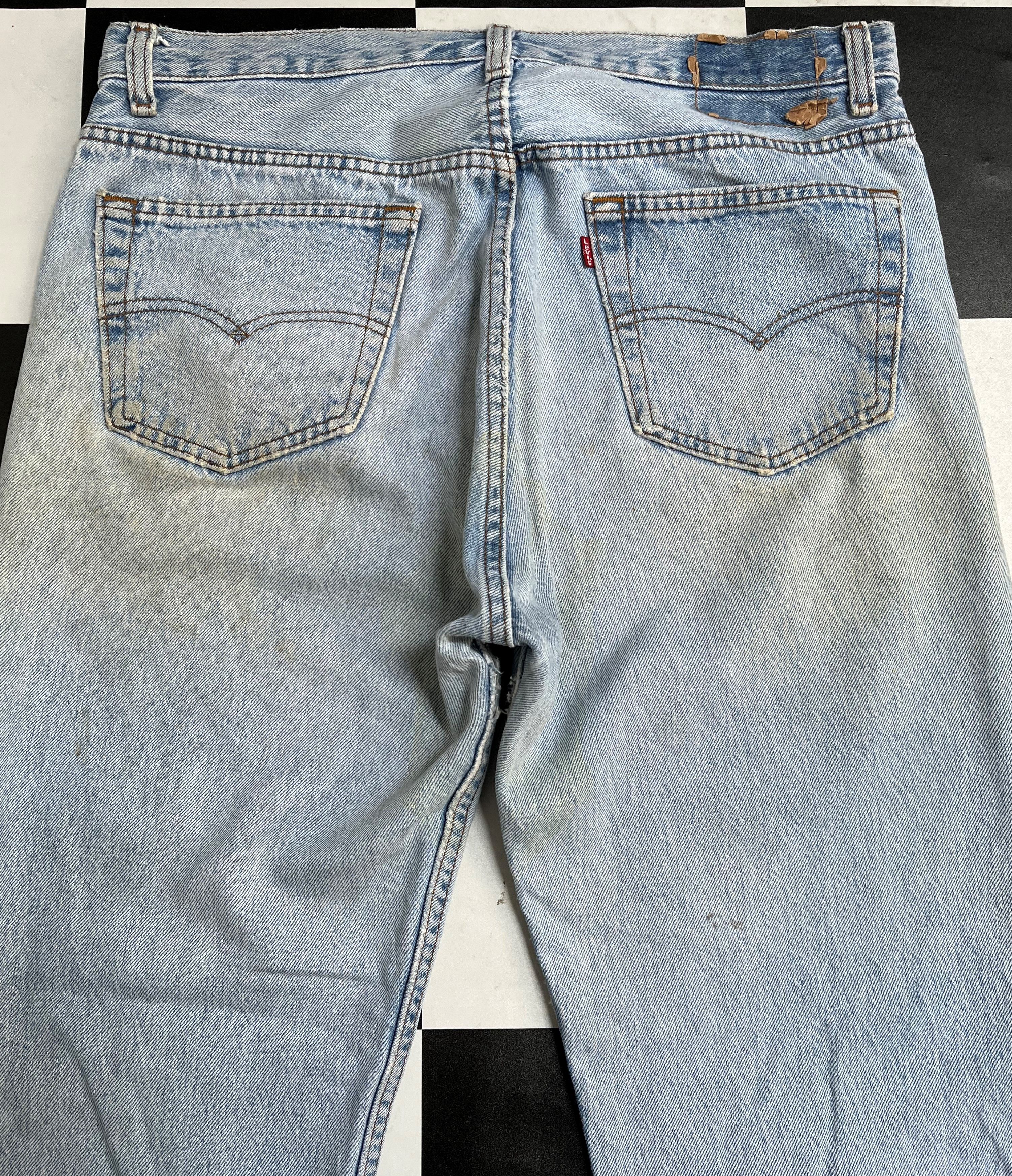 Levi's Vintage 90's Levis 501 Jeans Made in Usa - L123 Size US 34 / EU 50 - 7 Thumbnail