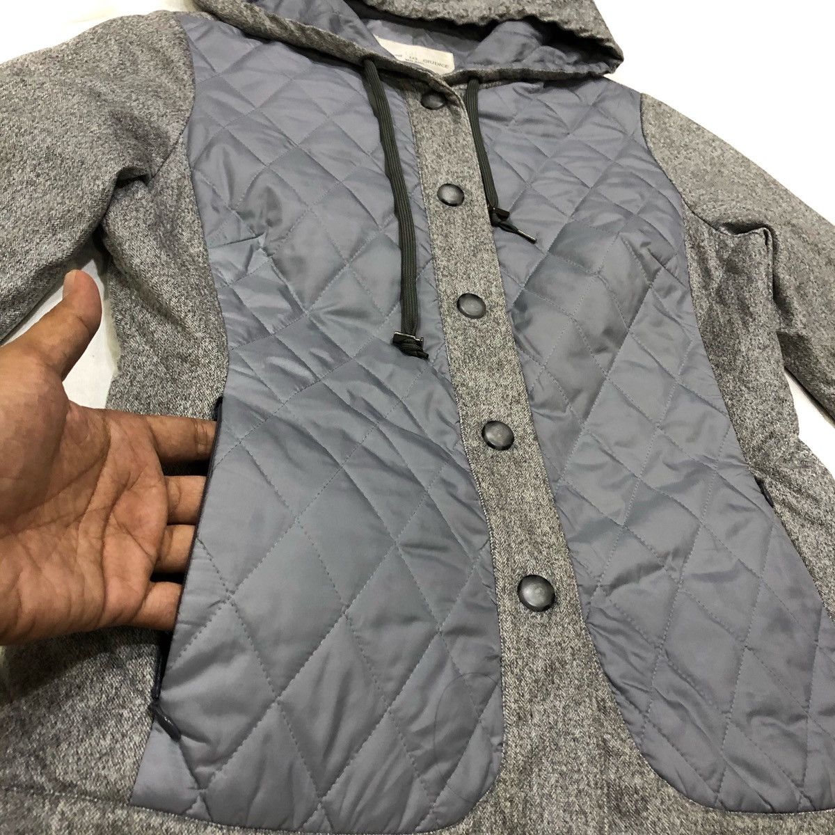 Japanese Brand Gianni Lo Giudice Jacket with Hoodie For Women Size M / US 6-8 / IT 42-44 - 4 Thumbnail