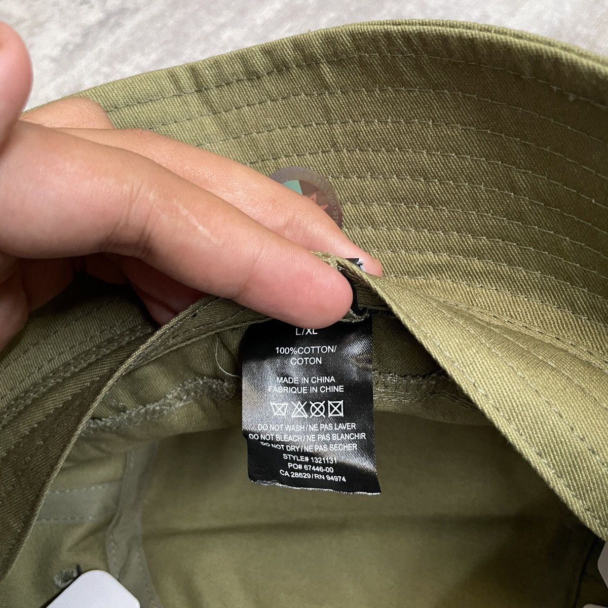 Stussy Stussy Boonie Bucket Hat Olive - L/XL Size ONE SIZE - 5 Thumbnail