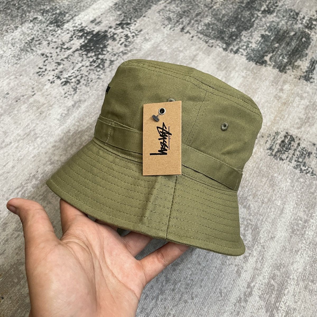 Stussy Stussy Boonie Bucket Hat Olive - L/XL Size ONE SIZE - 2 Thumbnail