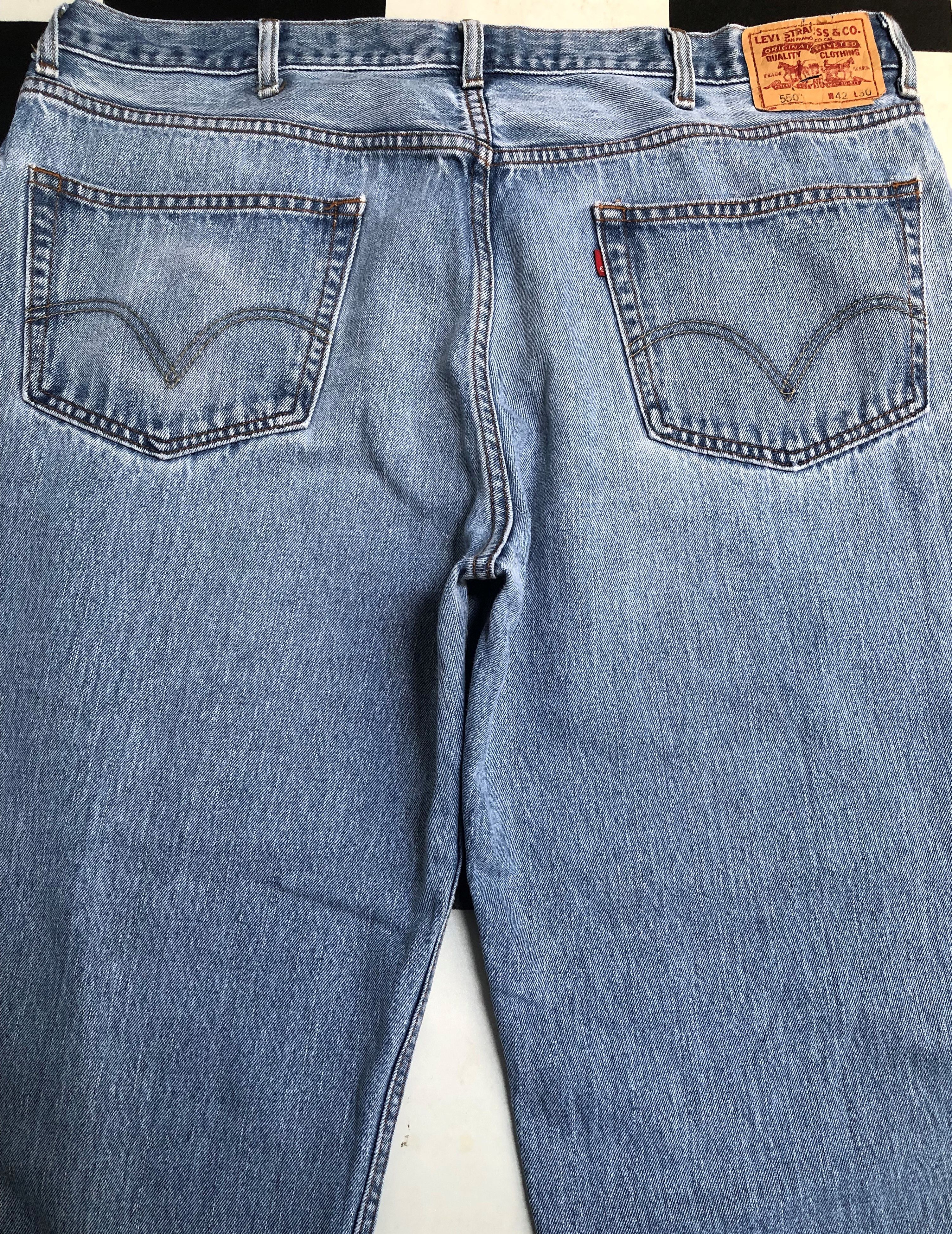Levi's × Vintage Vintage Levis 550 Denim Jeans L440 Size US 41 - 7 Thumbnail