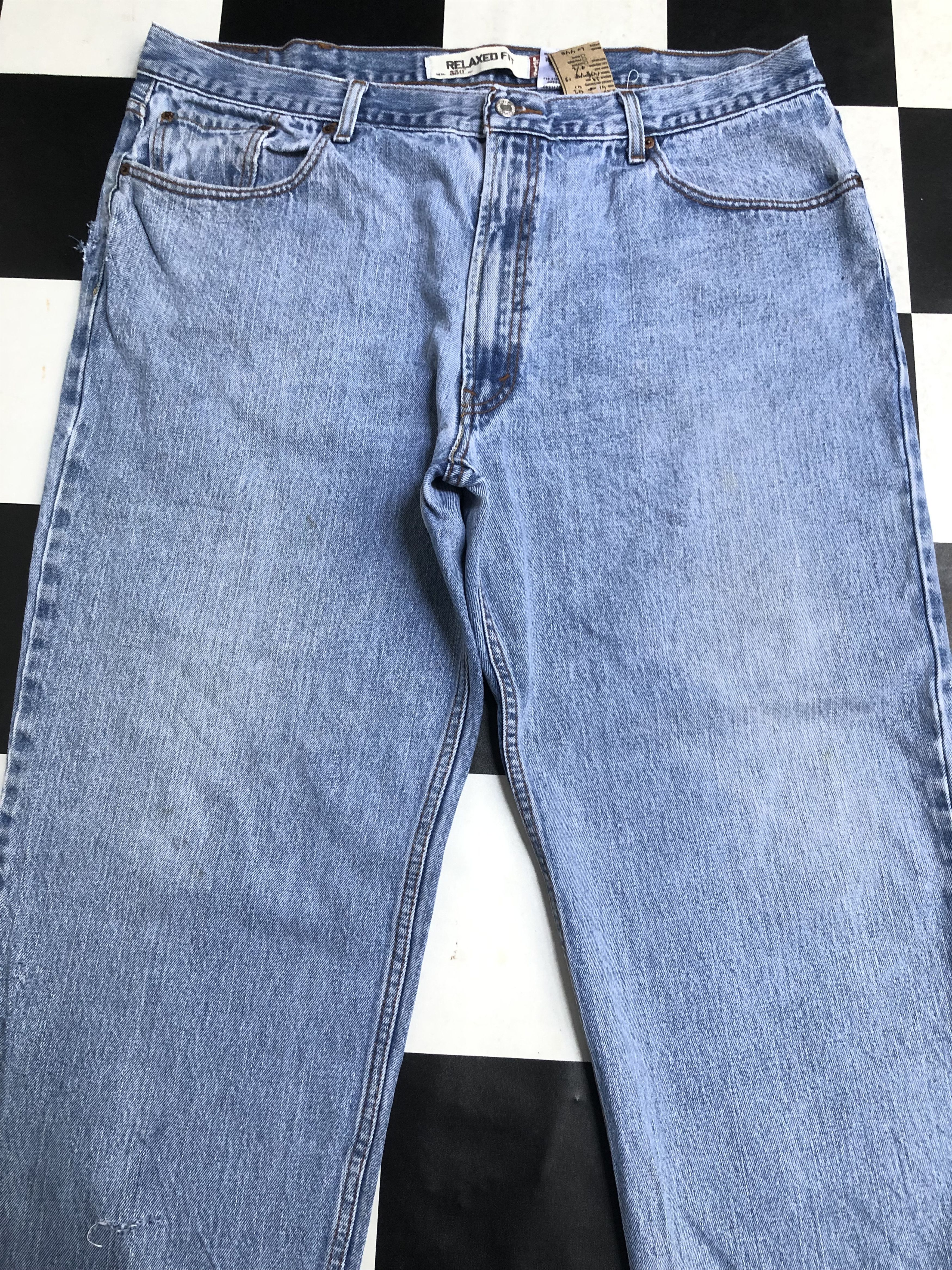 Levi's × Vintage Vintage Levis 550 Denim Jeans L440 Size US 41 - 3 Thumbnail