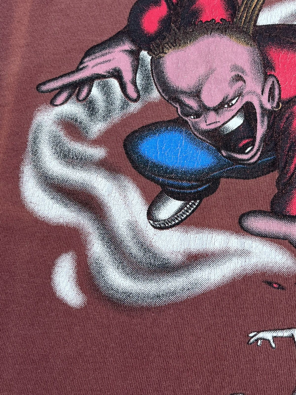 Rap Tees × Vintage VINTAGE 90’S INSTANT MADNESS X GILDAN “BUGGIN” FADED T-SHIRT Size US XL / EU 56 / 4 - 14 Thumbnail