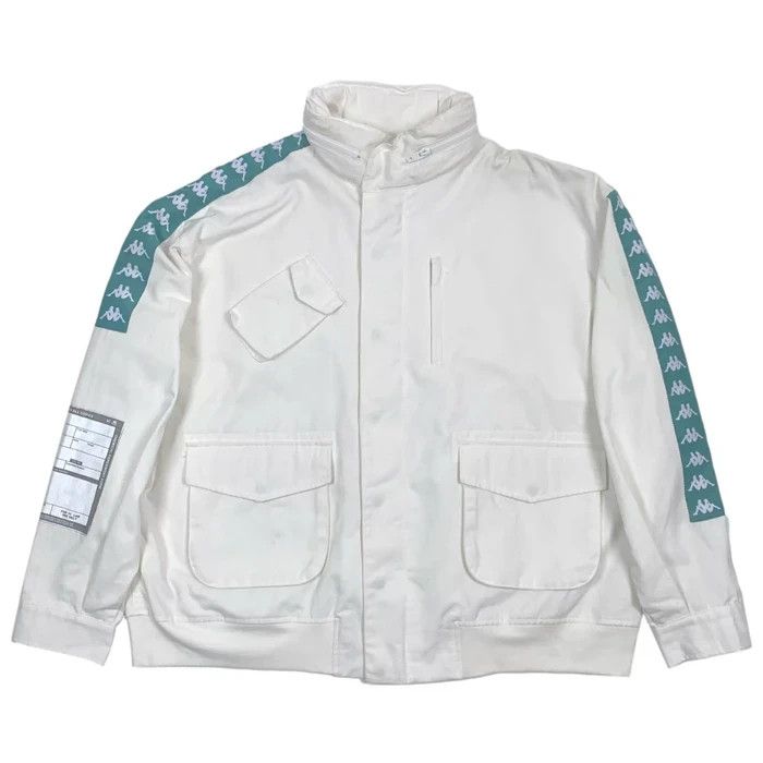 image of C2H4 x Kappa M65 Jacket in White, Men's (Size Medium)