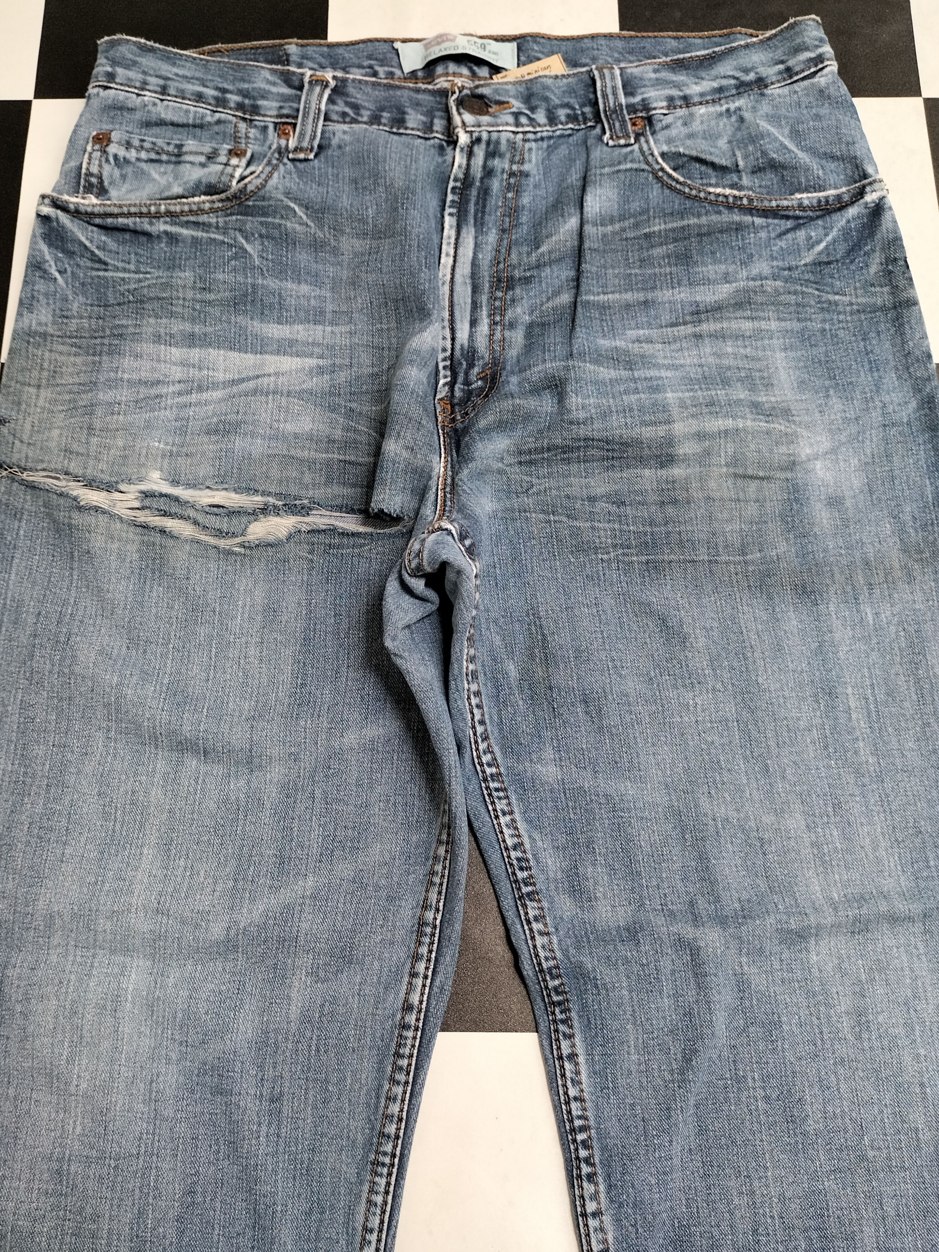 Levi's × Vintage Vintage Levi's 559 Denim Jeans L480 Size US 35 - 3 Thumbnail