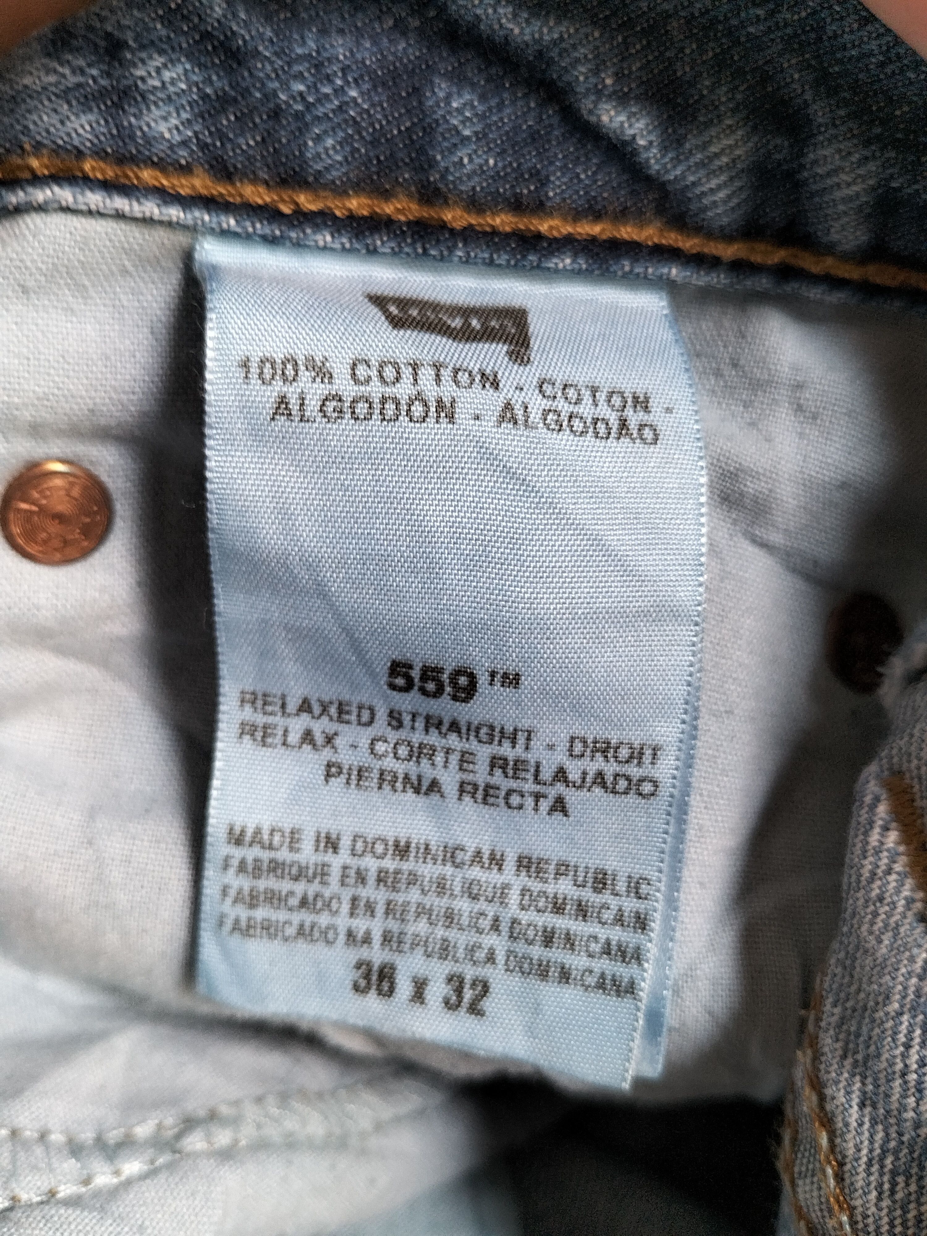 Levi's × Vintage Vintage Levi's 559 Denim Jeans L480 Size US 35 - 13 Thumbnail