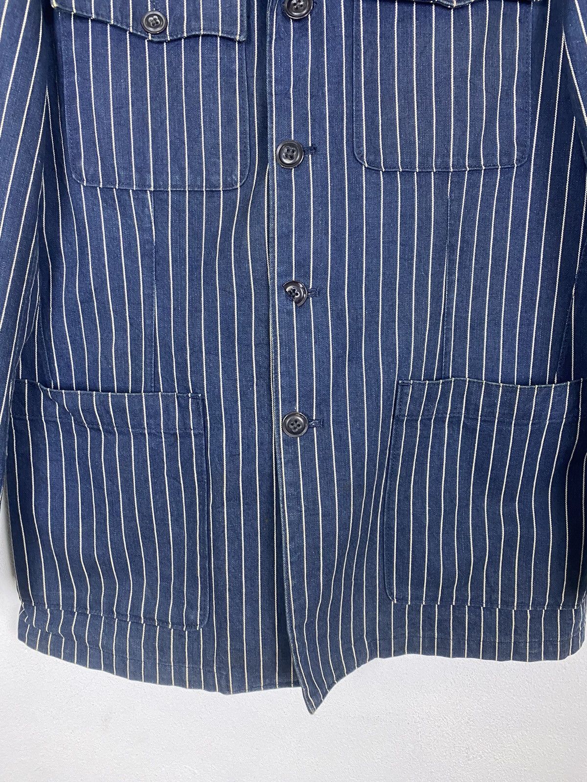 BIGI RED MEN’S BIGI CAPTAIN DENIM JACKET Size US L / EU 52-54 / 3 - 8 Thumbnail