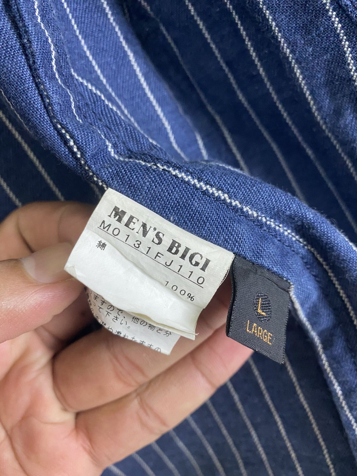 BIGI RED MEN’S BIGI CAPTAIN DENIM JACKET Size US L / EU 52-54 / 3 - 11 Thumbnail