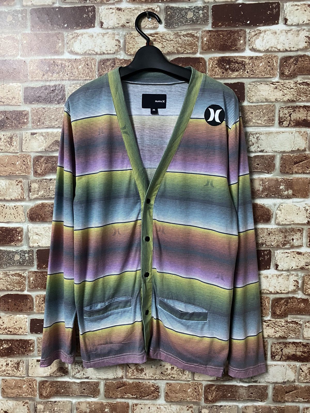 image of Hurley Multicolour Cardigan, Men's (Size Medium)