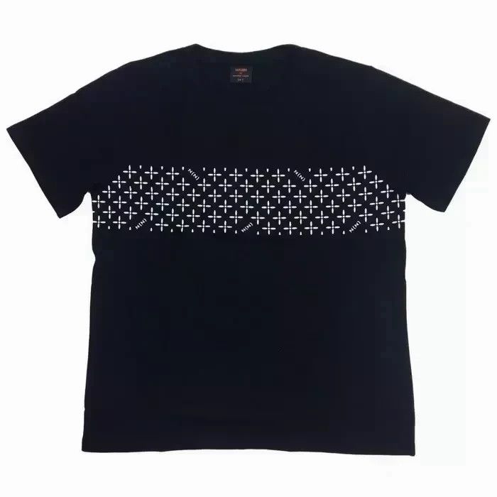 image of Number (N)Ine X Marlboro Pyramid Cross Tee, Black, Men's (Size Medium)