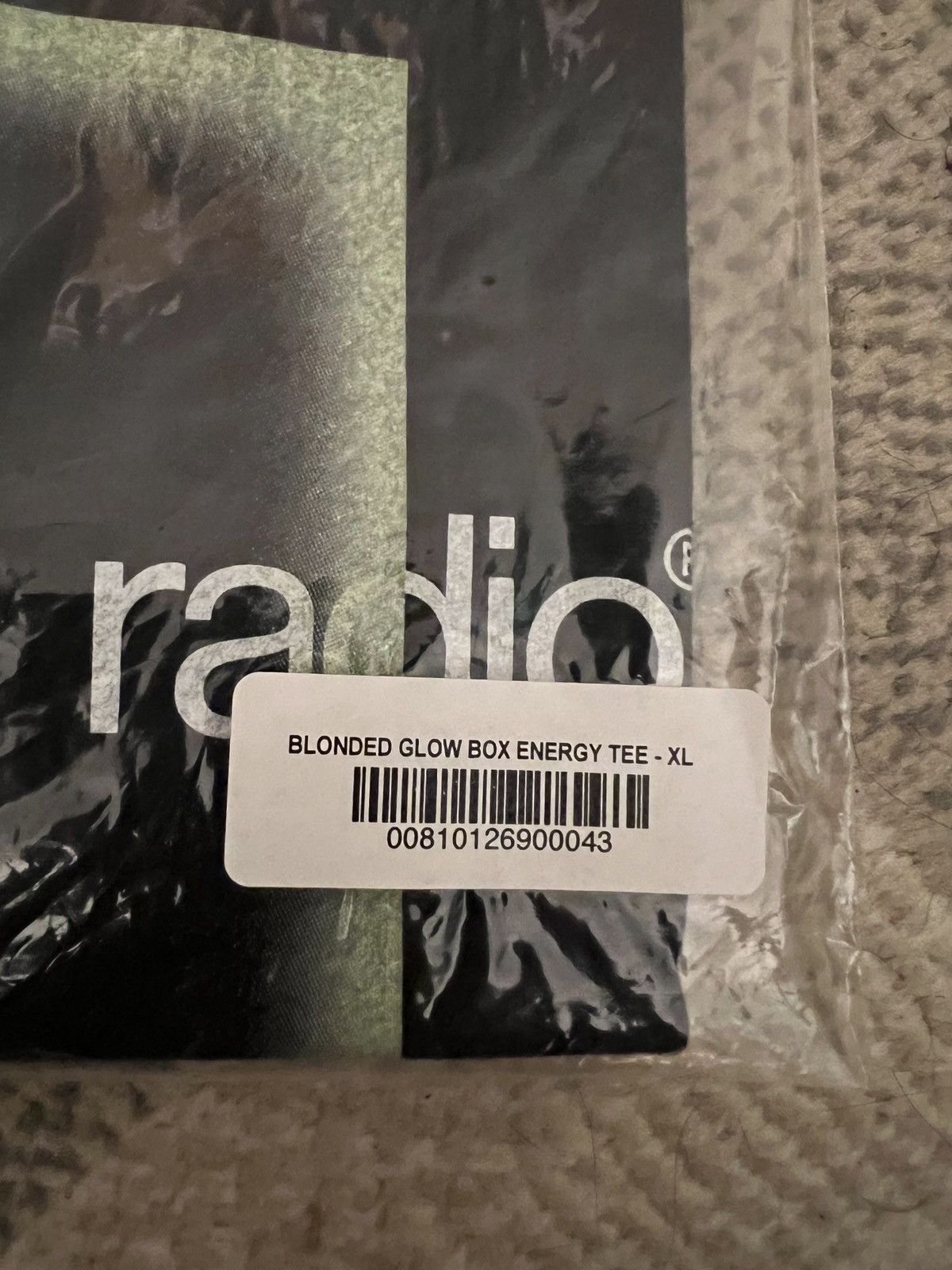 Frank Ocean NEW Frank Ocean Blonded Glow Box Energy Tee Radio black Size US XL / EU 56 / 4 - 2 Thumbnail