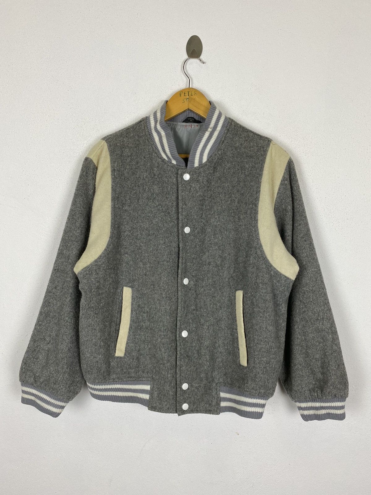 Japanese Brand VARSITY PLAN JACKET Size US L / EU 52-54 / 3 - 1 Thumbnail