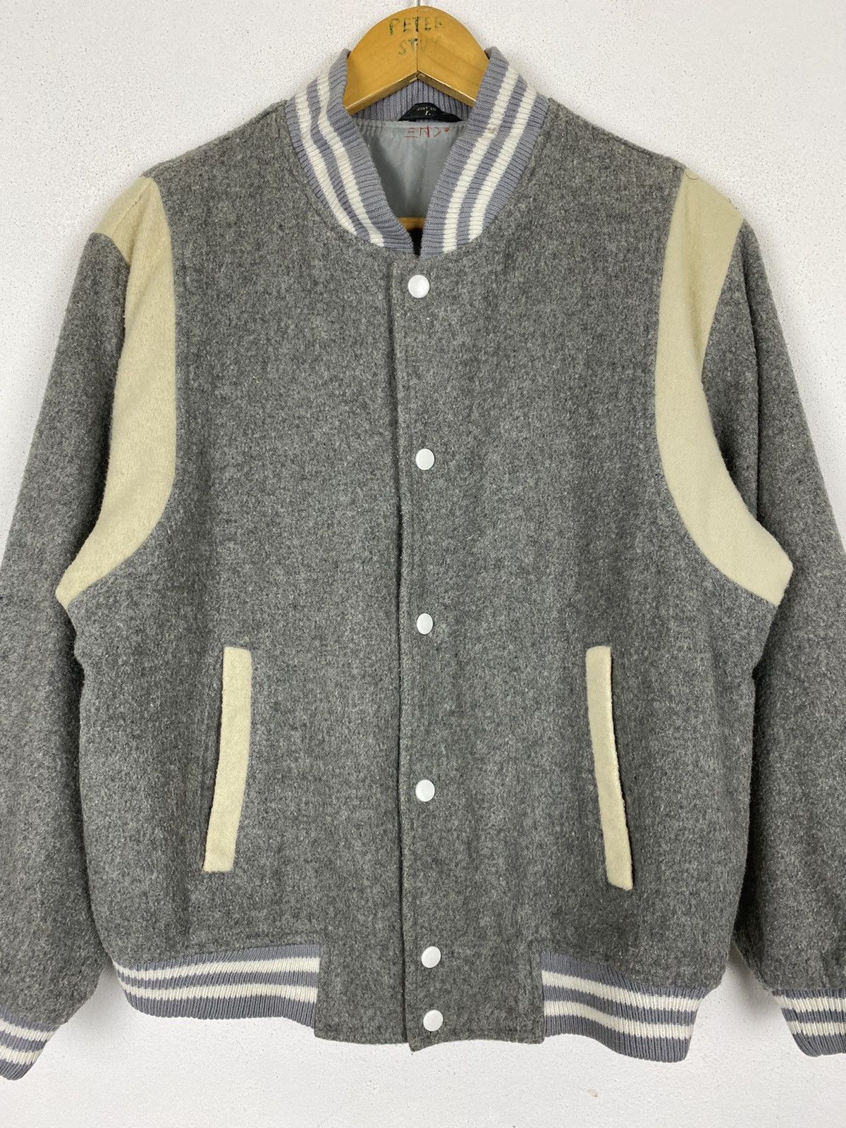 Japanese Brand VARSITY PLAN JACKET Size US L / EU 52-54 / 3 - 4 Thumbnail