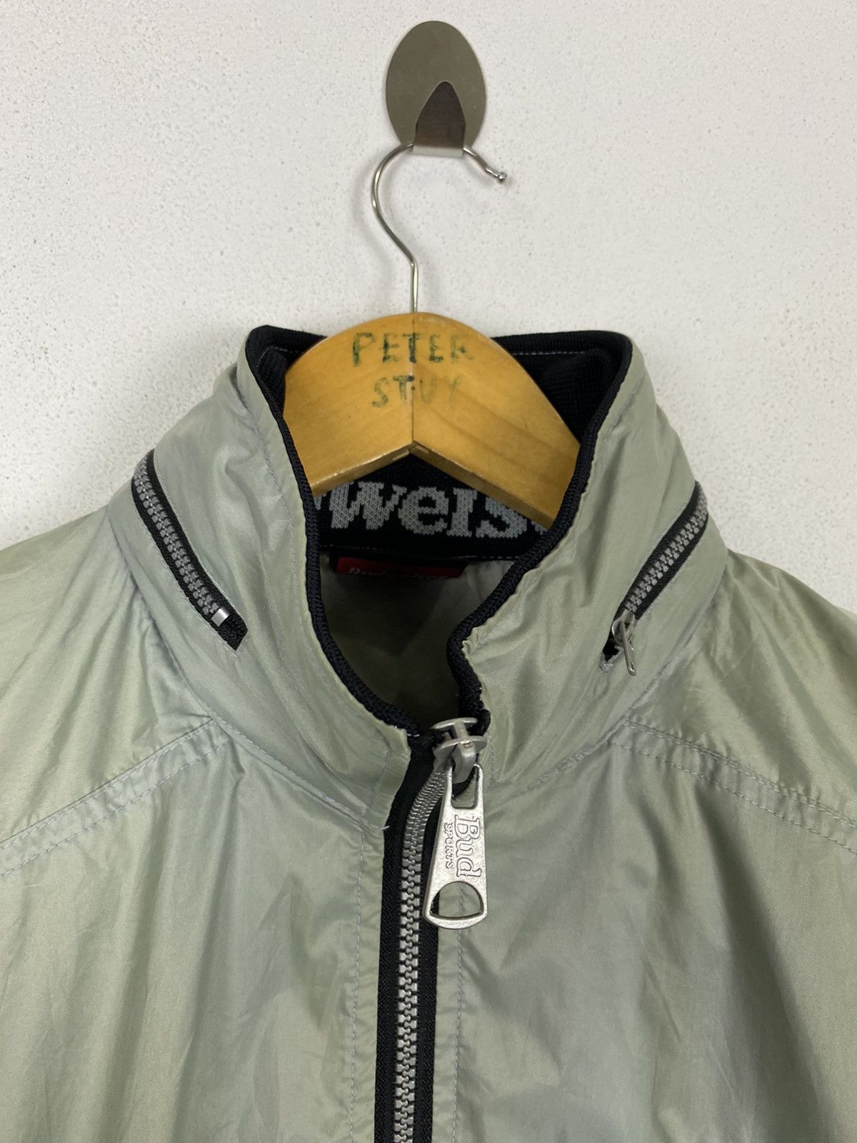 Budweiser × Vintage VINTAGE BUDWEISER SPORT BOMBER STYLE JACKET Size US L / EU 52-54 / 3 - 4 Thumbnail
