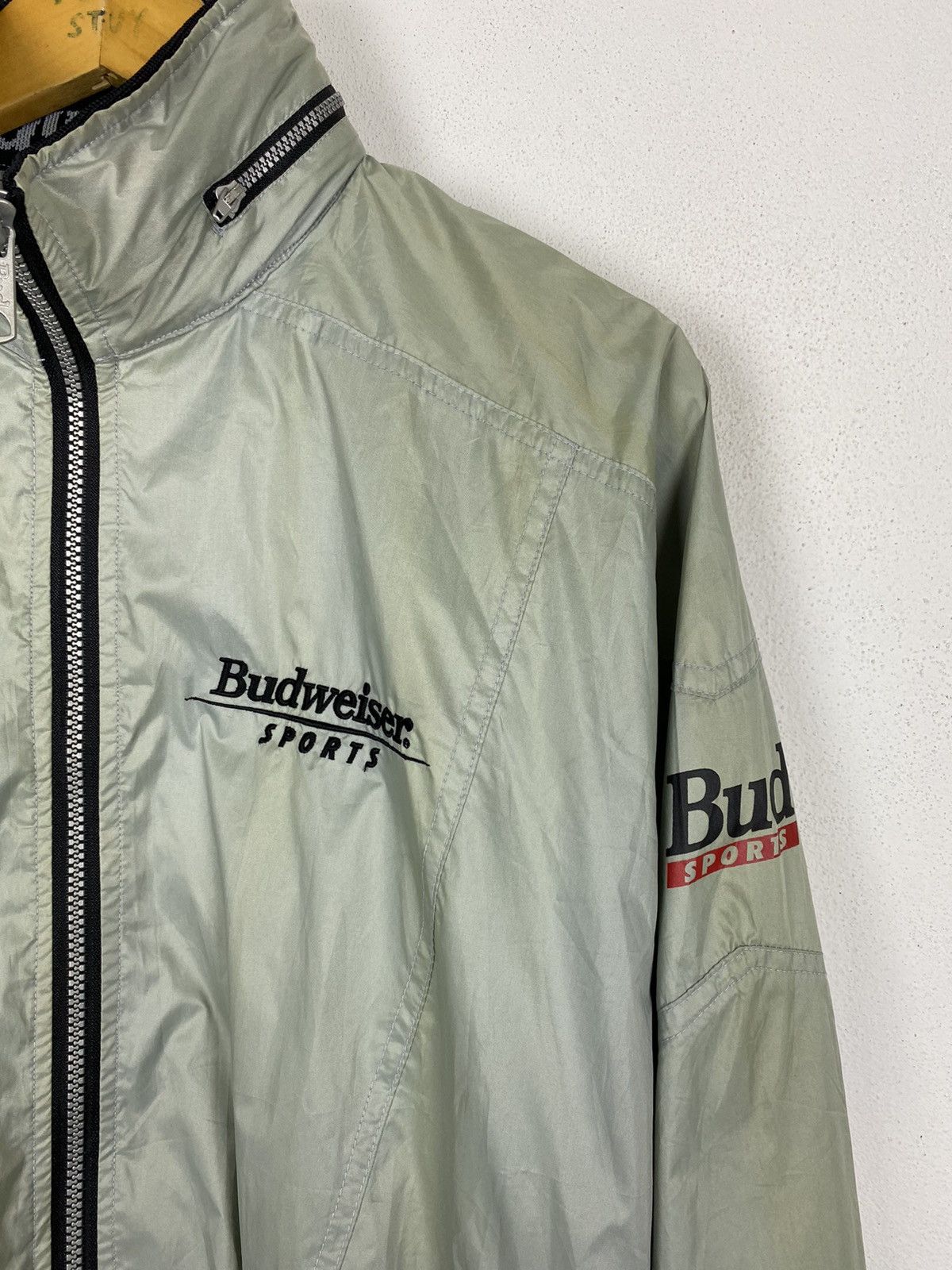 Budweiser × Vintage VINTAGE BUDWEISER SPORT BOMBER STYLE JACKET Size US L / EU 52-54 / 3 - 3 Thumbnail