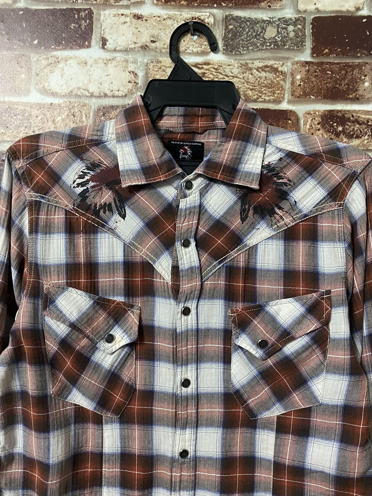 Flannel TIME FLIES by COX FLANNEL SHIRT Size US M / EU 48-50 / 2 - 3 Thumbnail