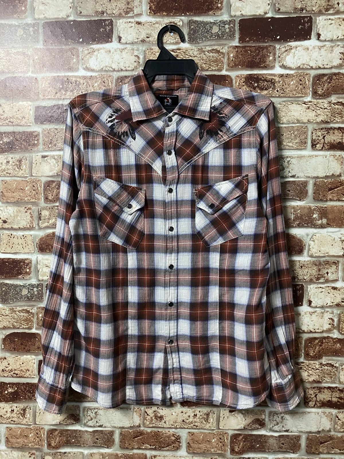 Flannel TIME FLIES by COX FLANNEL SHIRT Size US M / EU 48-50 / 2 - 1 Thumbnail