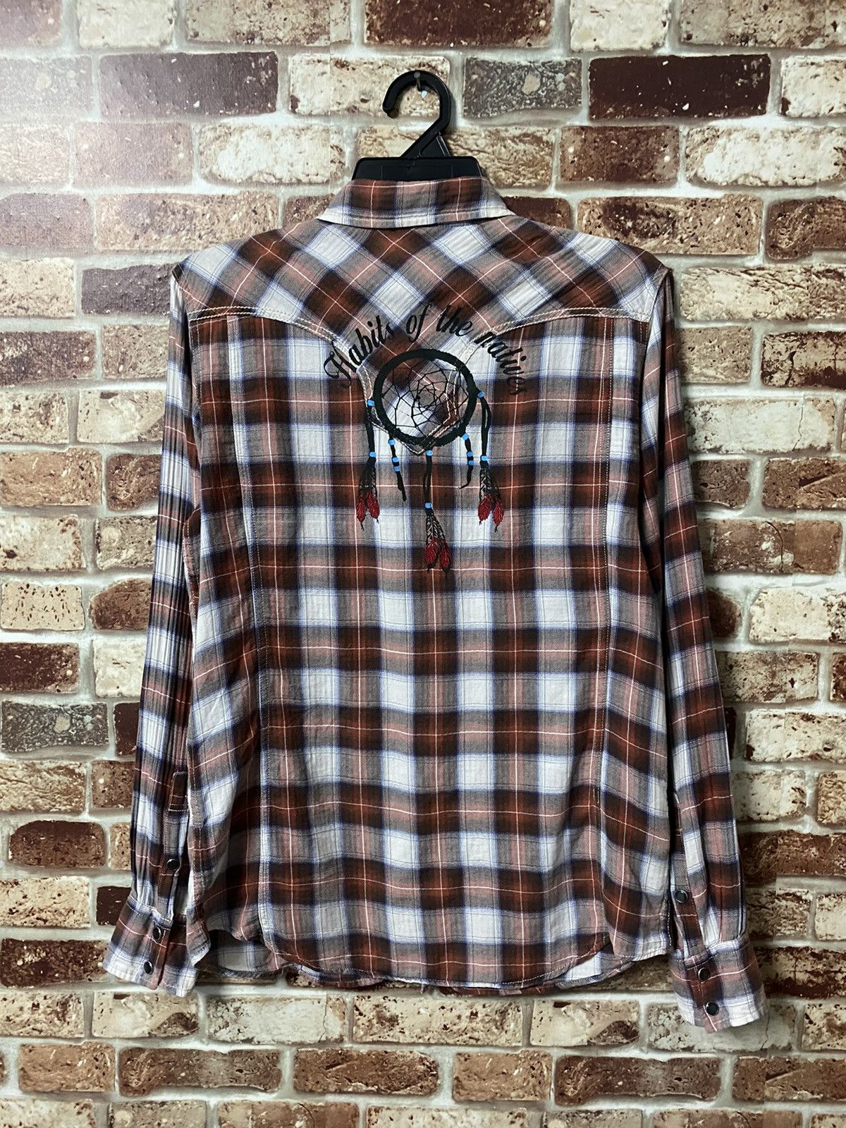 Flannel TIME FLIES by COX FLANNEL SHIRT Size US M / EU 48-50 / 2 - 2 Thumbnail