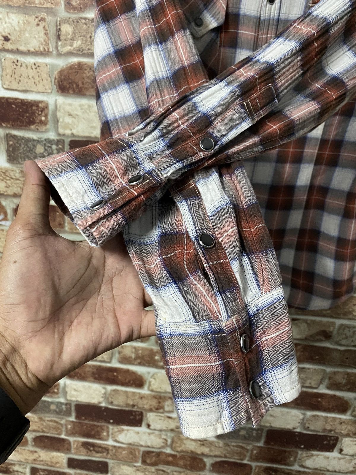 Flannel TIME FLIES by COX FLANNEL SHIRT Size US M / EU 48-50 / 2 - 6 Thumbnail
