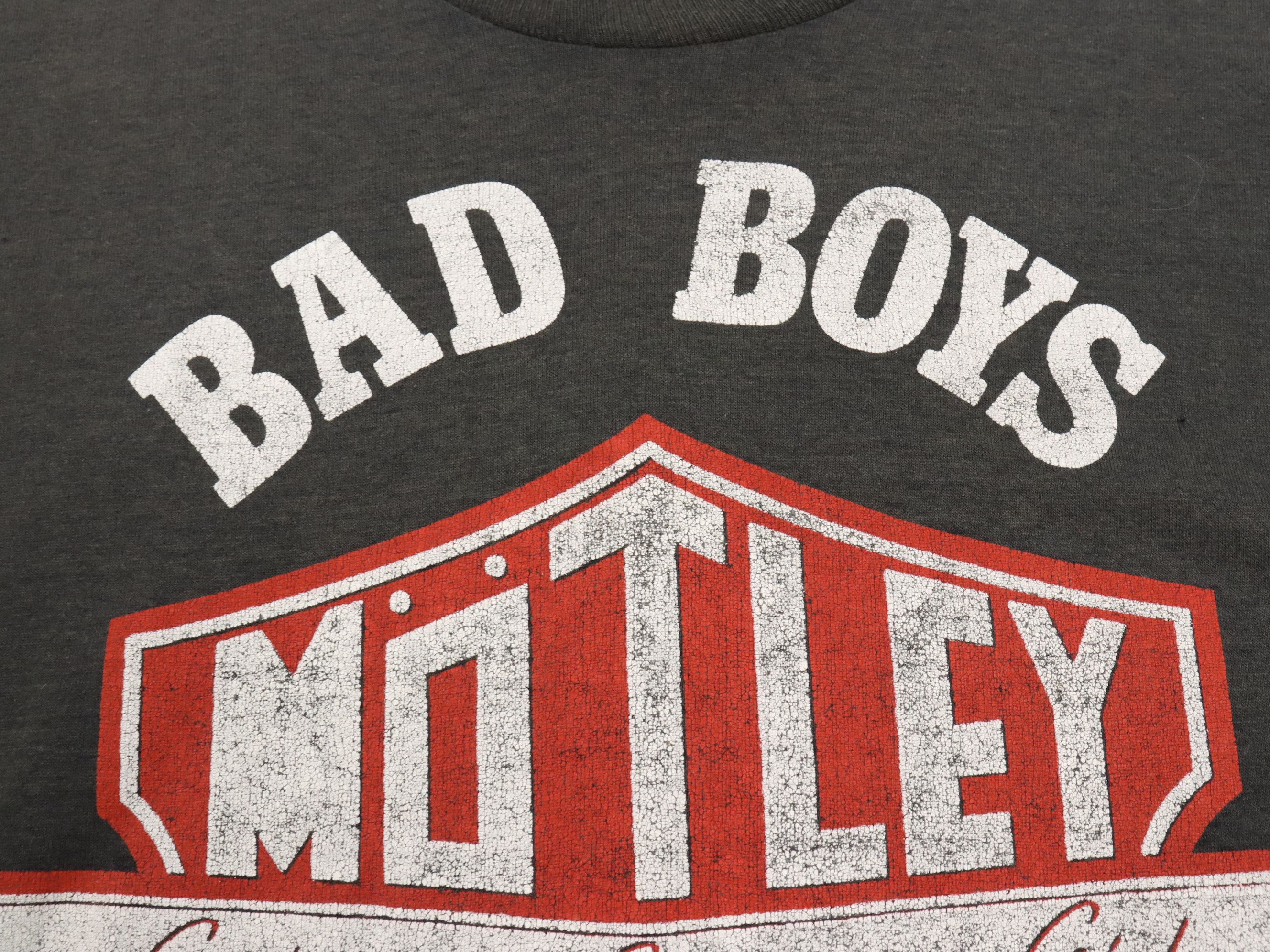 Band Tees Vtg. 80's 1987 Motley Crue Bad Boys Girls Paper Thin Shirt Size US M / EU 48-50 / 2 - 7 Thumbnail
