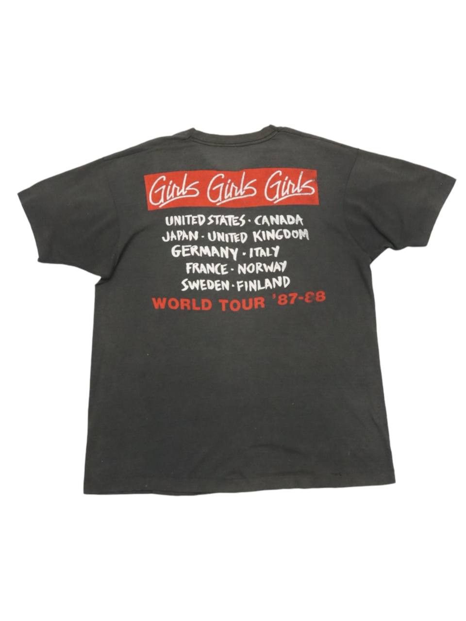 Band Tees Vtg. 80's 1987 Motley Crue Bad Boys Girls Paper Thin Shirt Size US M / EU 48-50 / 2 - 2 Thumbnail