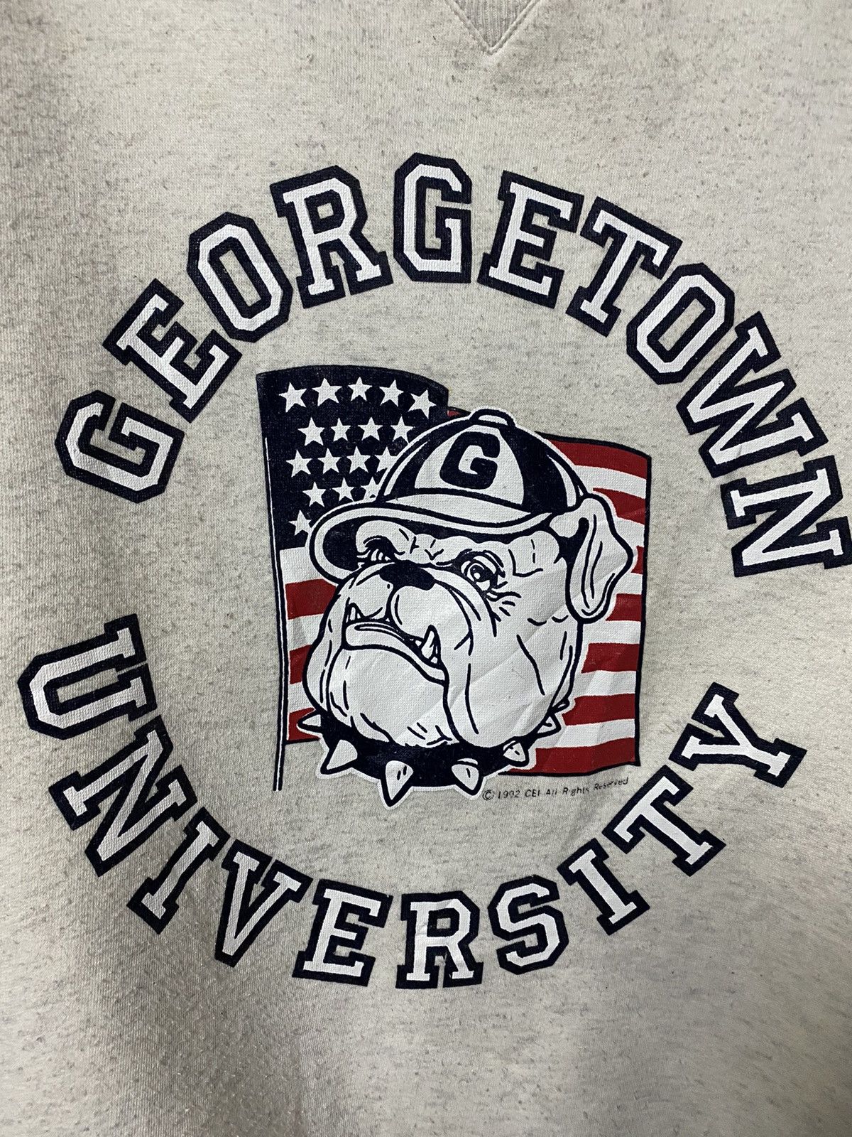 Vintage 🔥RARE🔥VINTAGE 1992 GEORGETOWN UNIVERSITY SWEATER Size US M / EU 48-50 / 2 - 3 Thumbnail