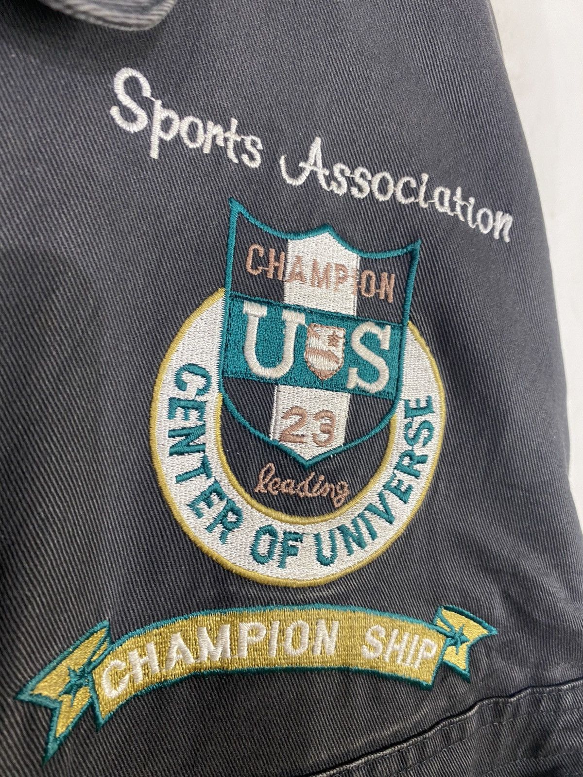 Sports Specialties × Vintage 🔥VINTAGE CENTER OF UNIVERSE BOMBER JACKET Size US L / EU 52-54 / 3 - 9 Thumbnail