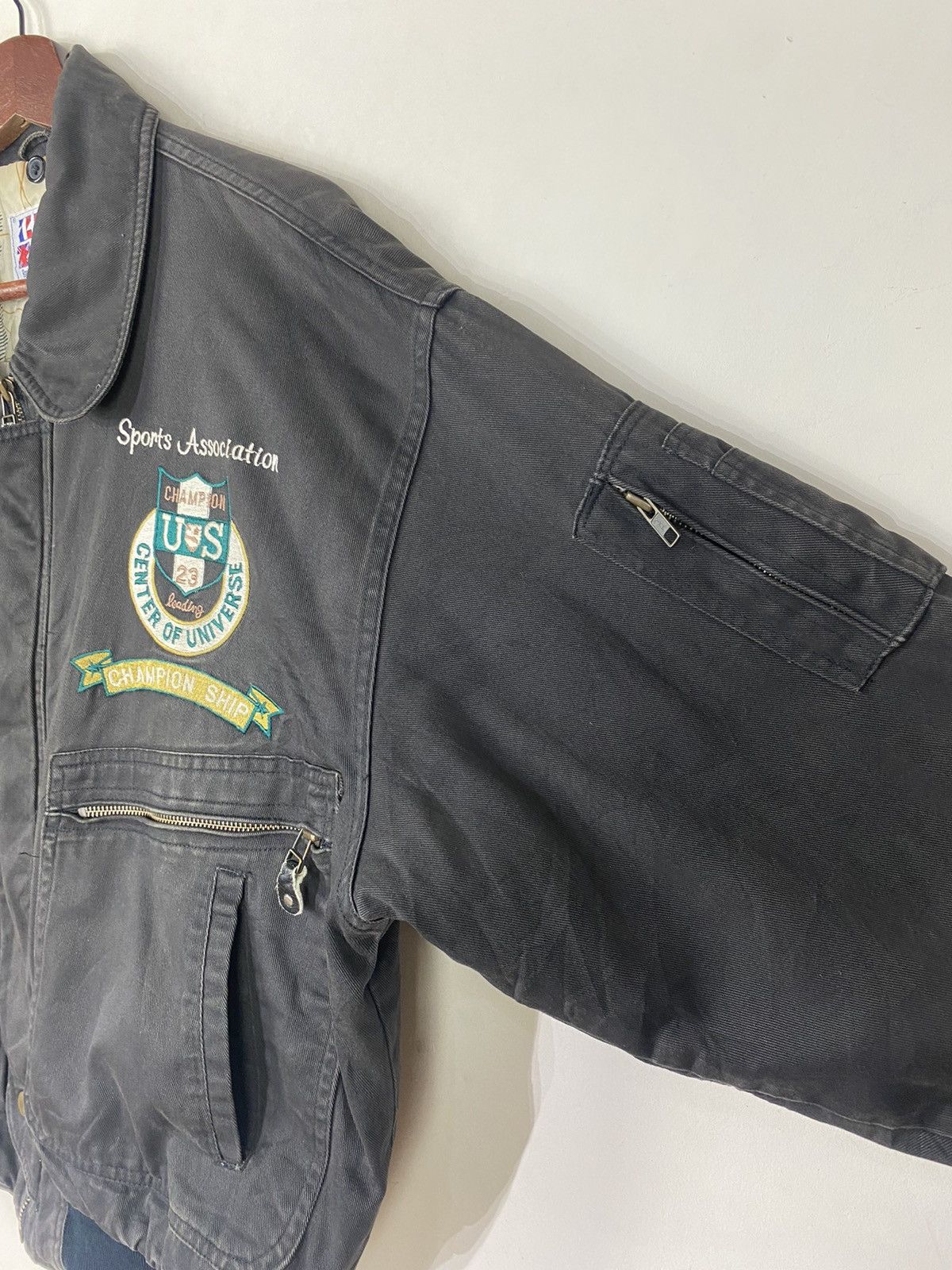 Sports Specialties × Vintage 🔥VINTAGE CENTER OF UNIVERSE BOMBER JACKET Size US L / EU 52-54 / 3 - 7 Thumbnail