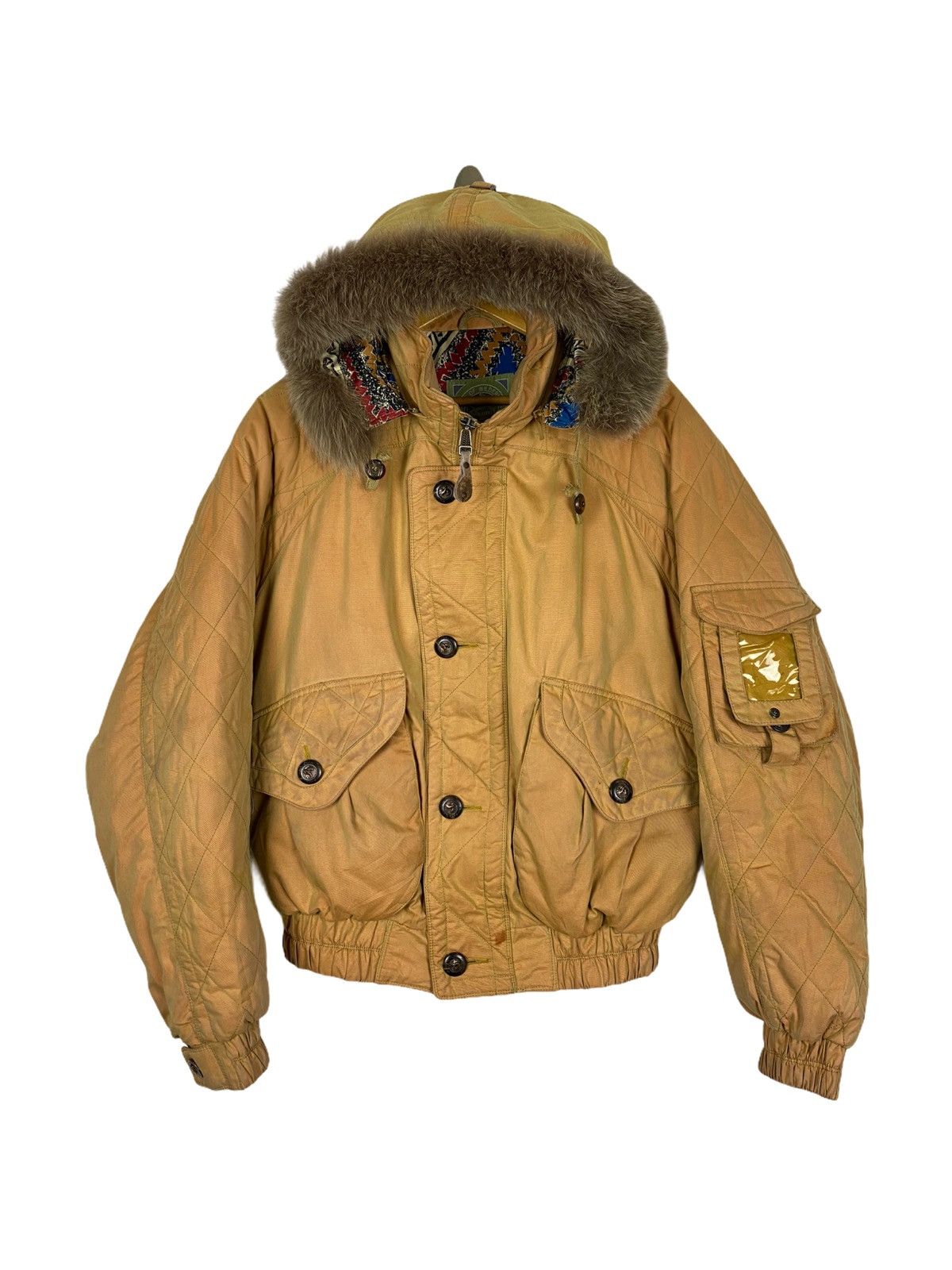 If Six Was Nine × Japanese Brand PHENIX ARCTIC ZONE HOODED FUR BOMBER DOWN MEN JACKET Size US L / EU 52-54 / 3 - 1 Thumbnail