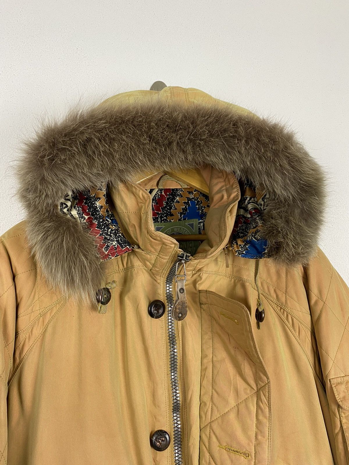 If Six Was Nine × Japanese Brand PHENIX ARCTIC ZONE HOODED FUR BOMBER DOWN MEN JACKET Size US L / EU 52-54 / 3 - 6 Thumbnail