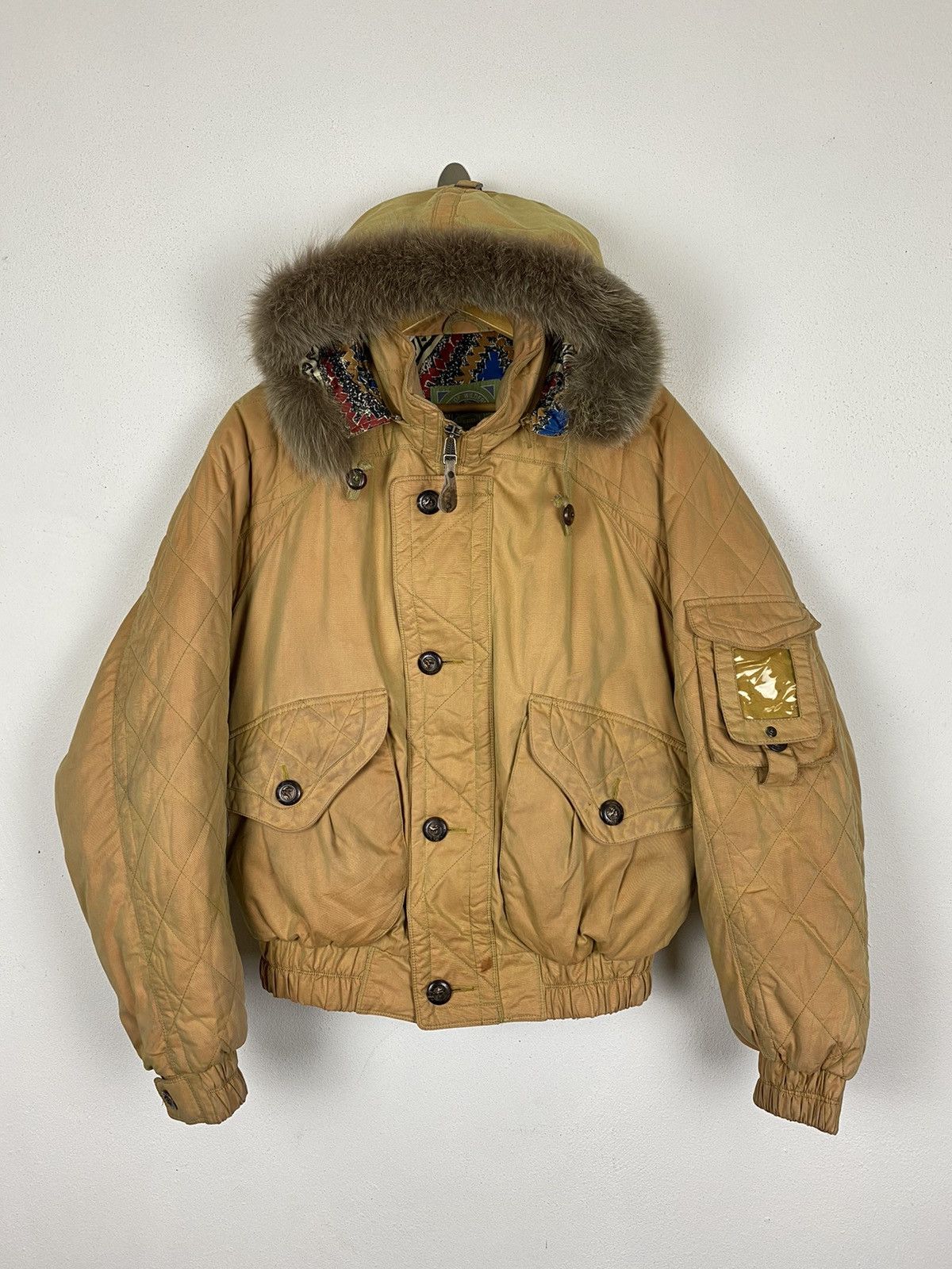 If Six Was Nine × Japanese Brand PHENIX ARCTIC ZONE HOODED FUR BOMBER DOWN MEN JACKET Size US L / EU 52-54 / 3 - 2 Thumbnail