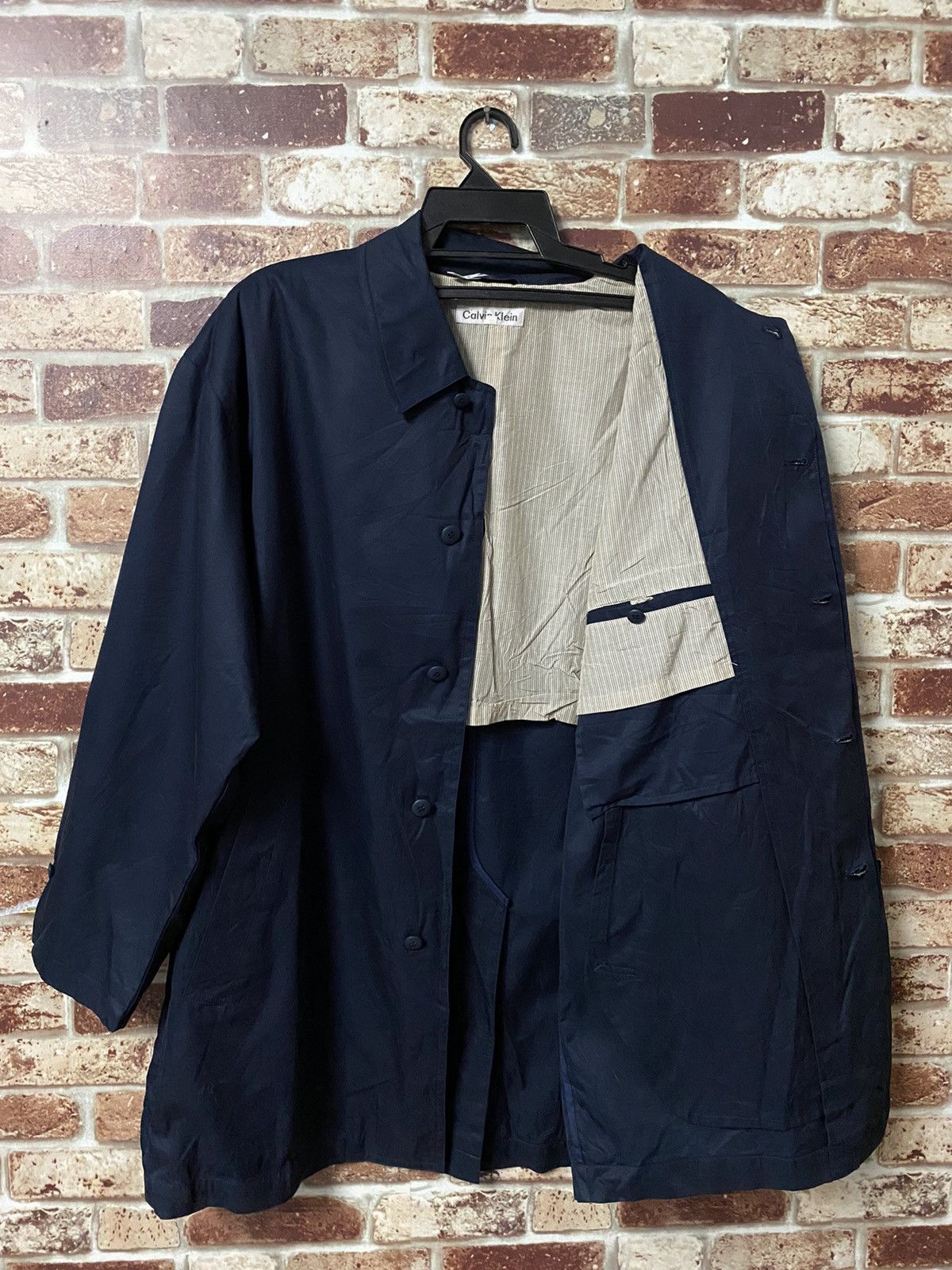 Calvin Klein CK OVER SIZE JACKET COTTON FABRIC Size US L / EU 52-54 / 3 - 4 Thumbnail