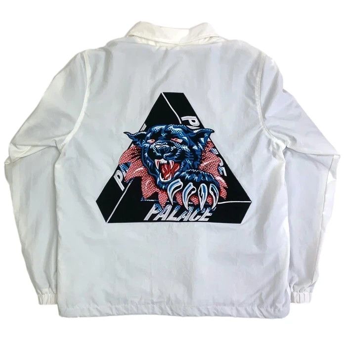 Palace Palace Ripped Tri Ferg Embroidered Coach Jacket | Grailed